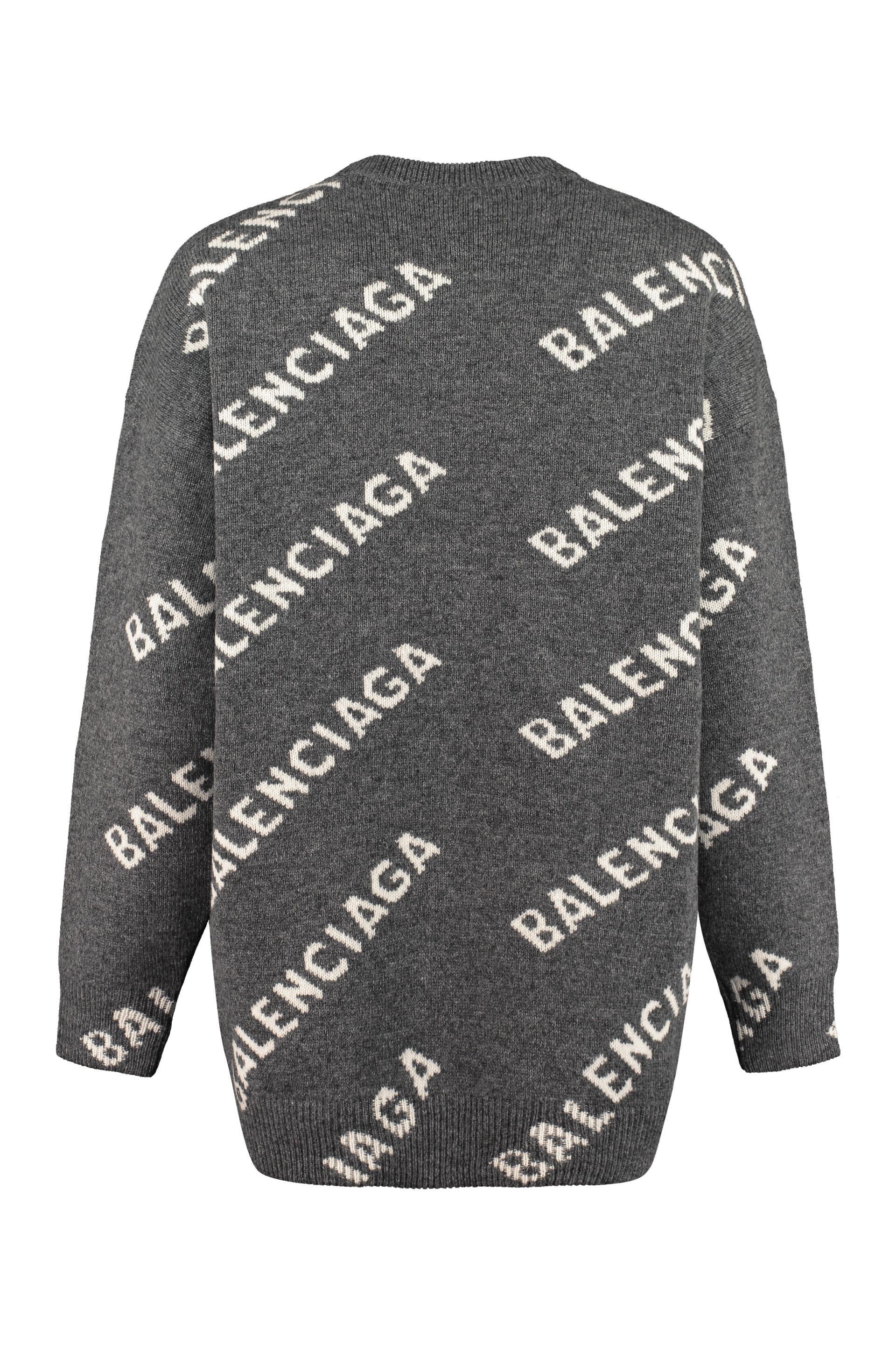 balenciaga grey sweater