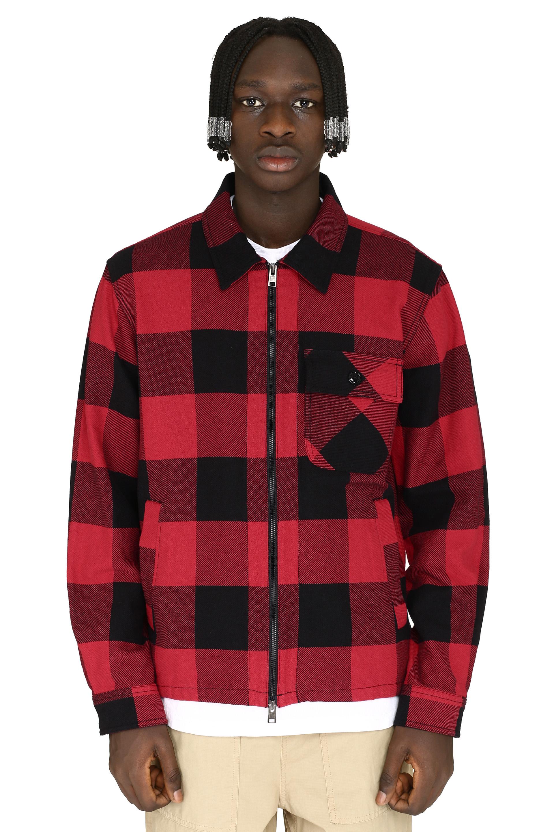 fleck check overshirt