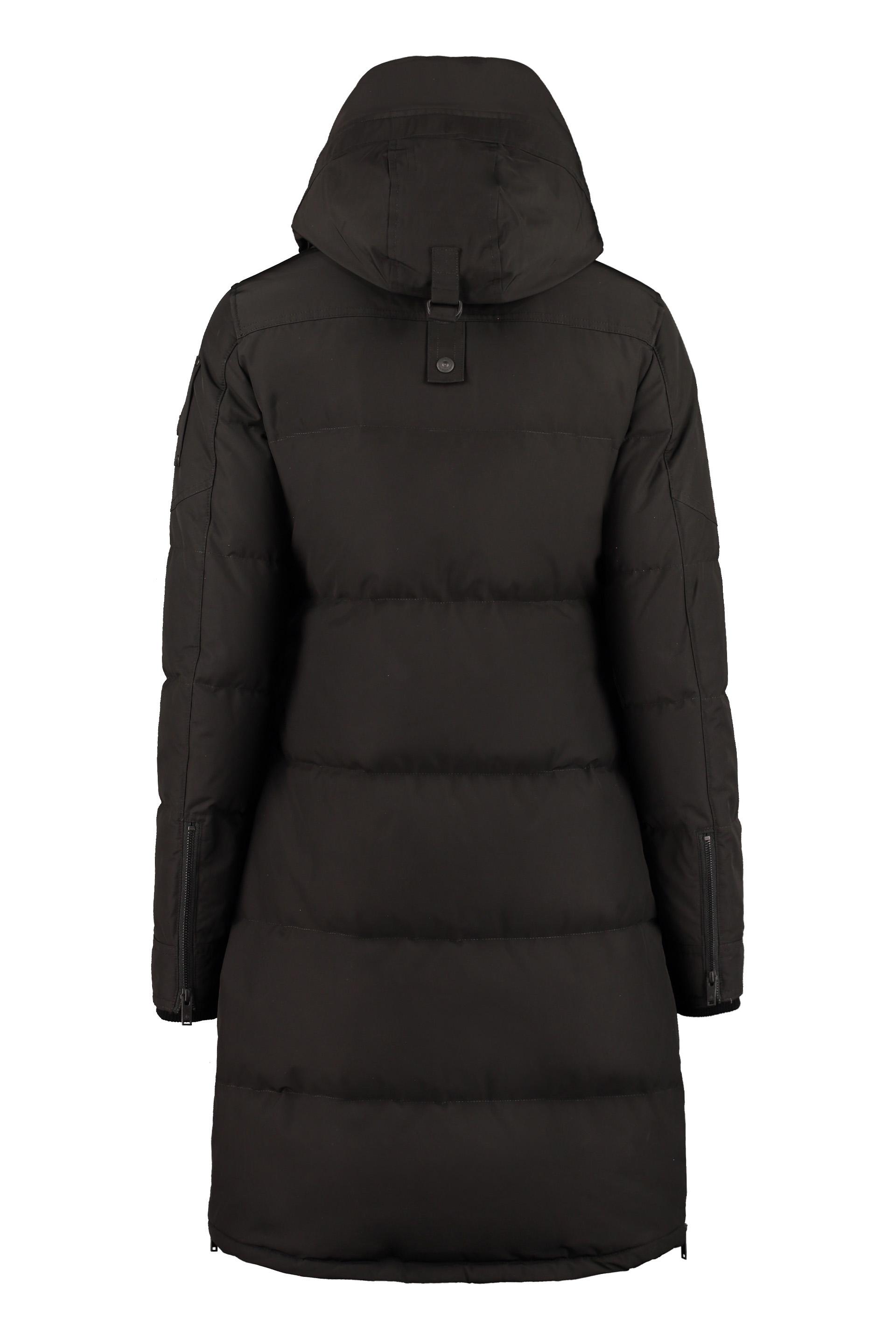 Moose Knuckles Synthetic Bonaventure Long Quilted Parka in Black - Lyst
