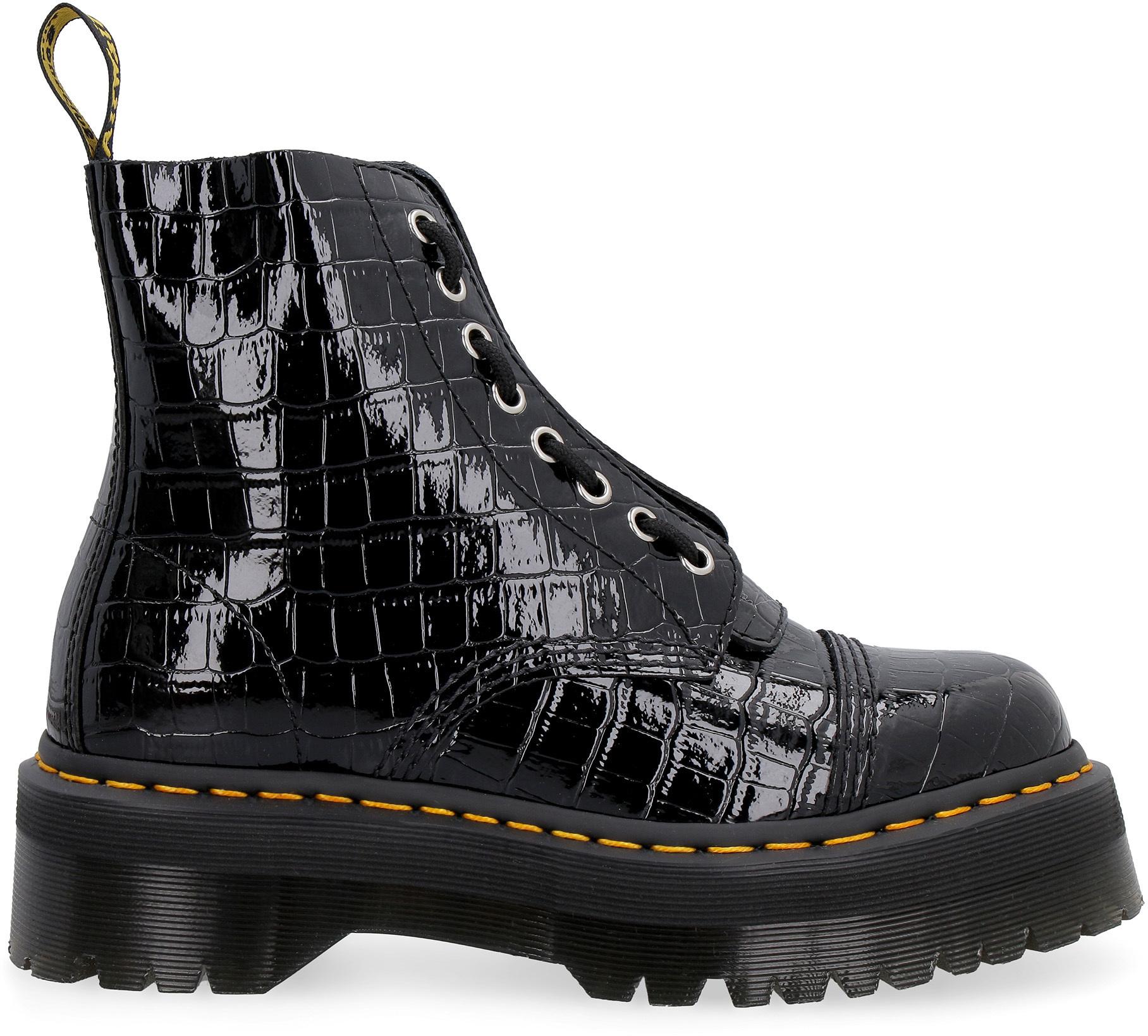 Dr. Martens Sinclair Lace-up Ankle Boots in Black | Lyst