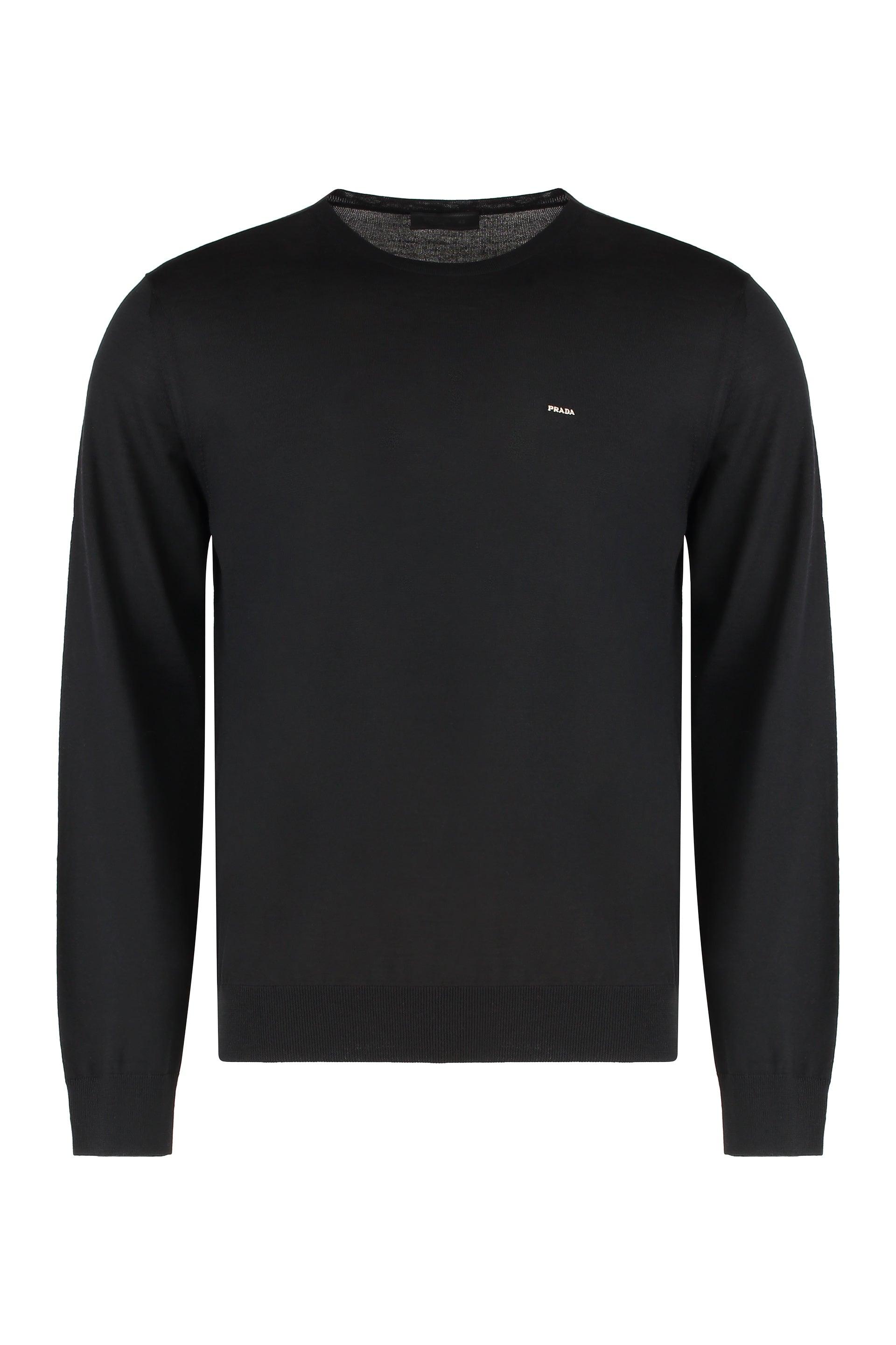 Maglia Girocollo Maglia Uomo Prada Maglieria Da Uomo Di Prada Lyst