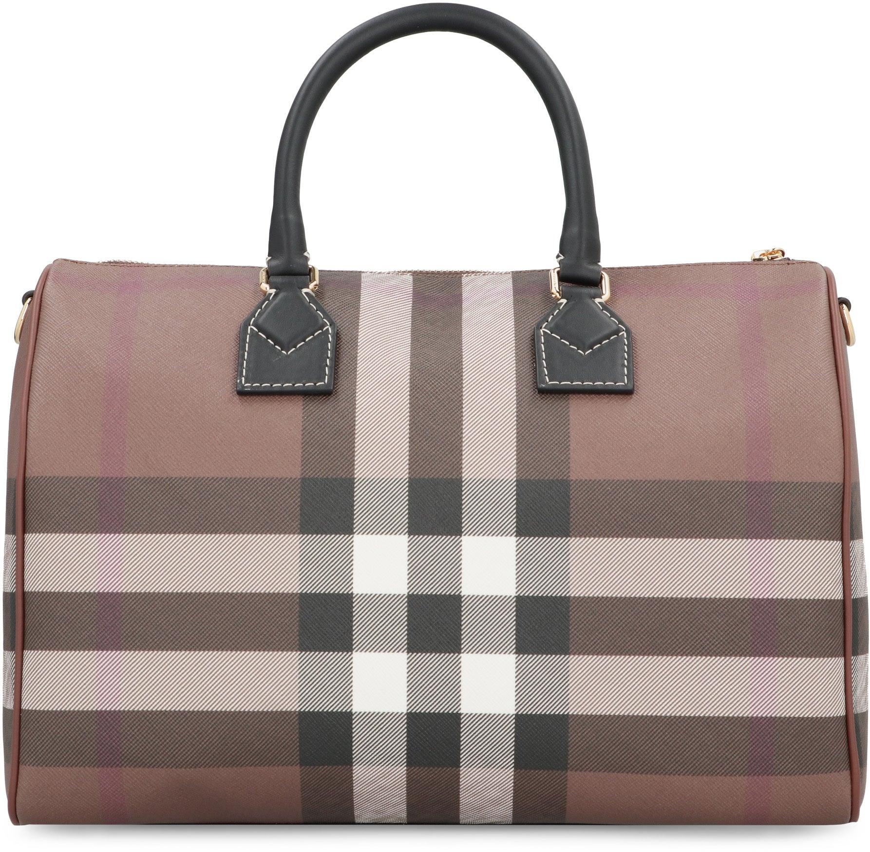 Burberry nova discount check bowling bag