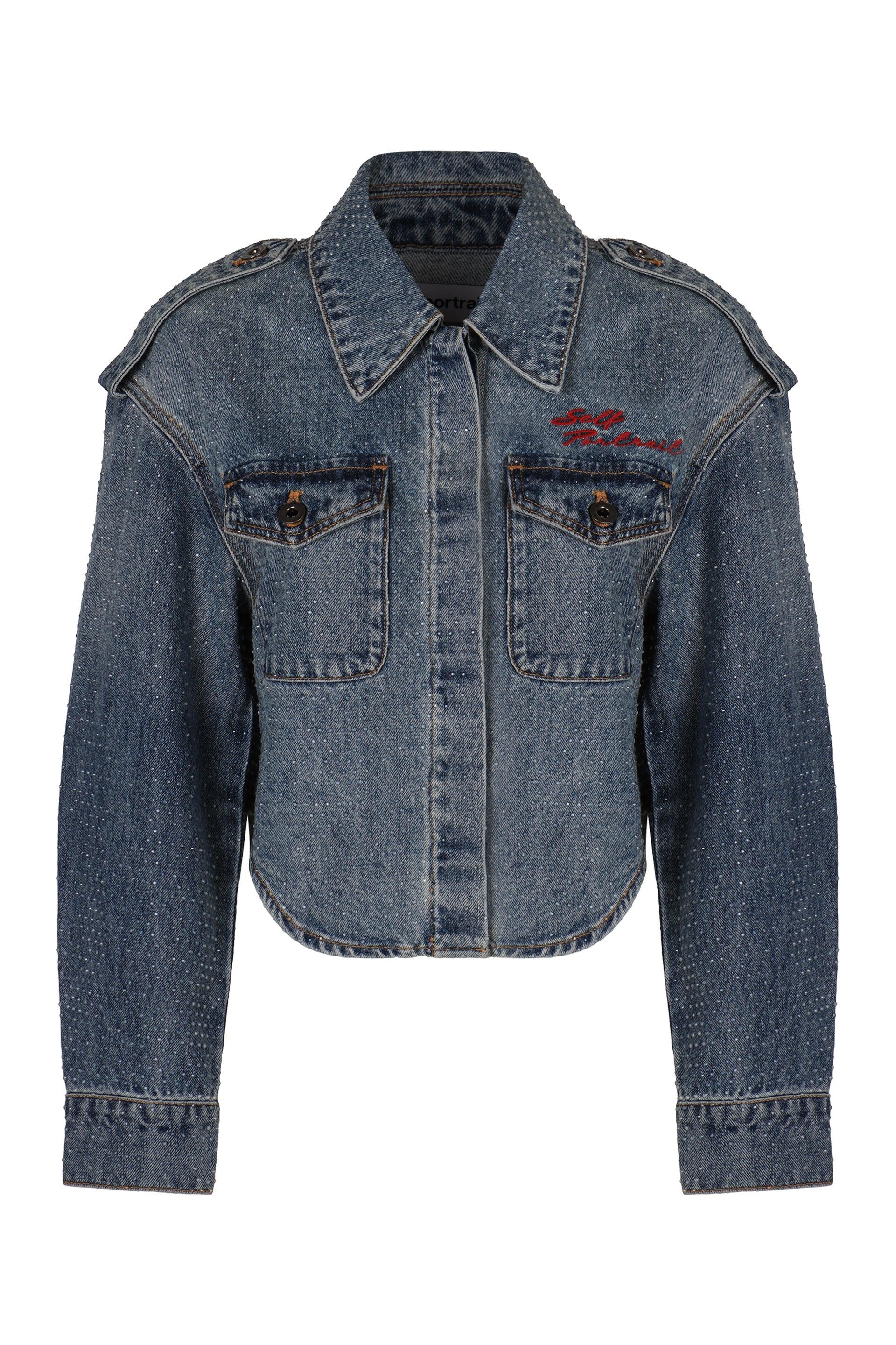 Self-Portrait Jean and denim jackets for Women | Online Sale up to