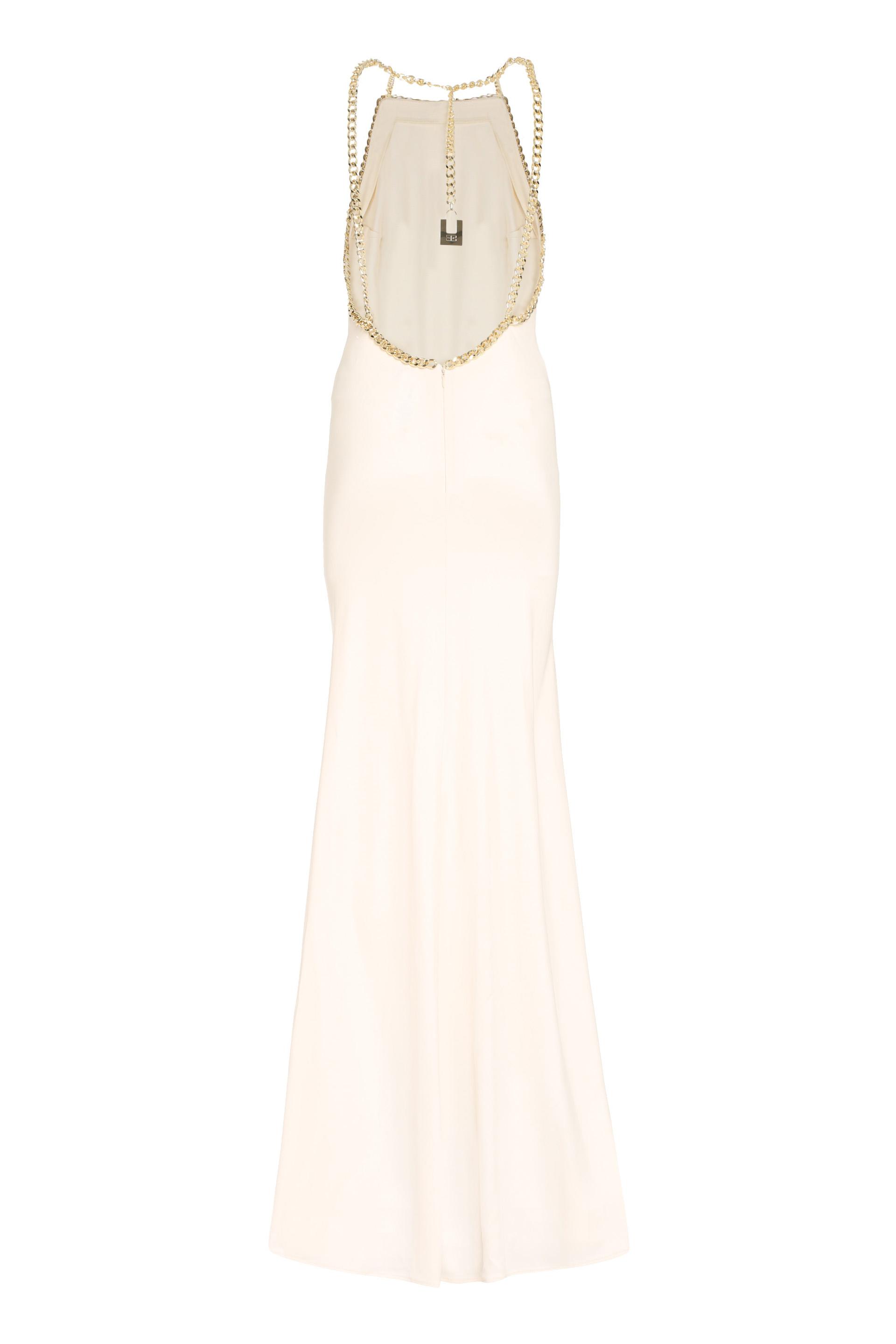 Elisabetta Franchi Red Carpet Long Dress in White | Lyst