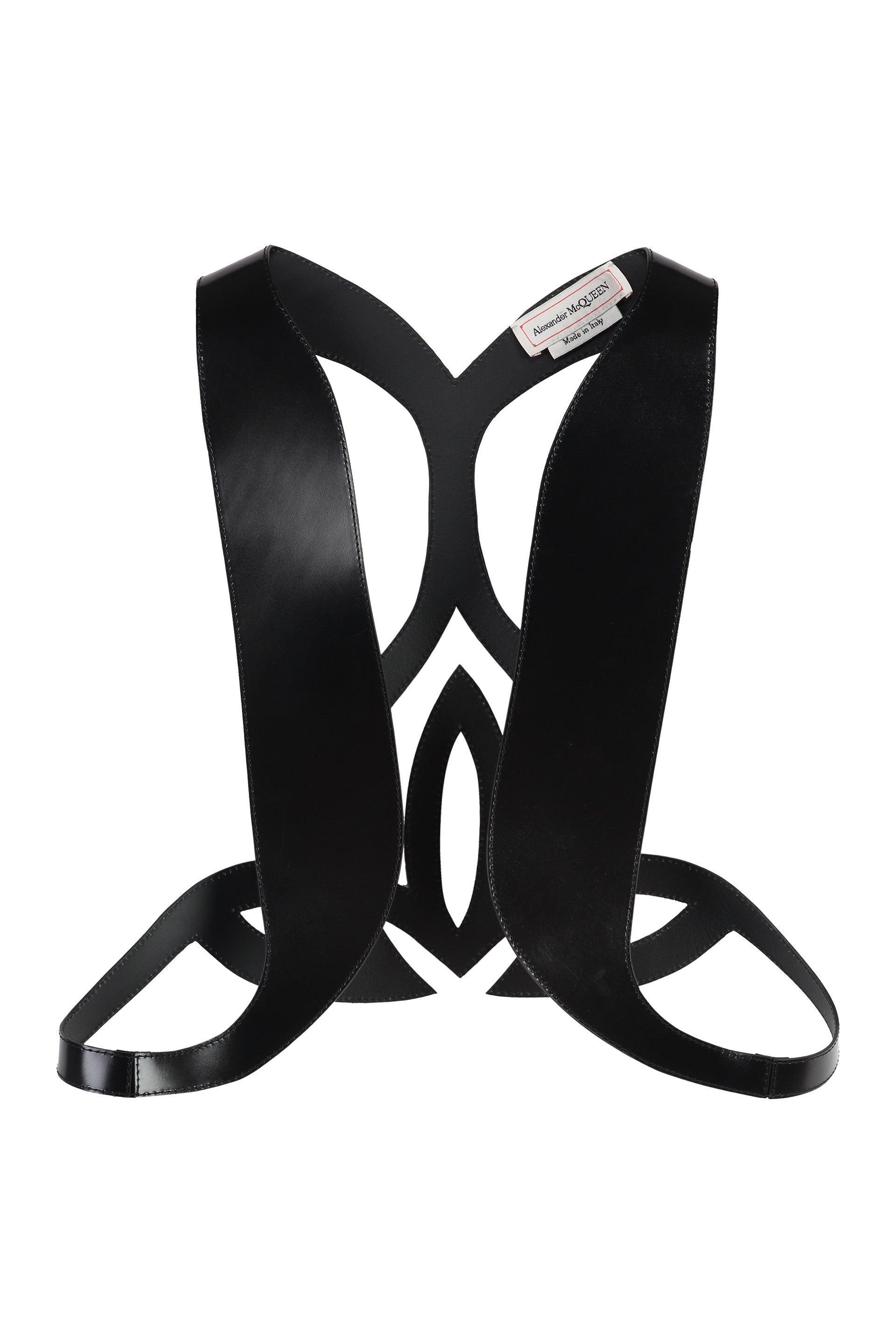 McQueen Leather Vest in Black for Men | Lyst