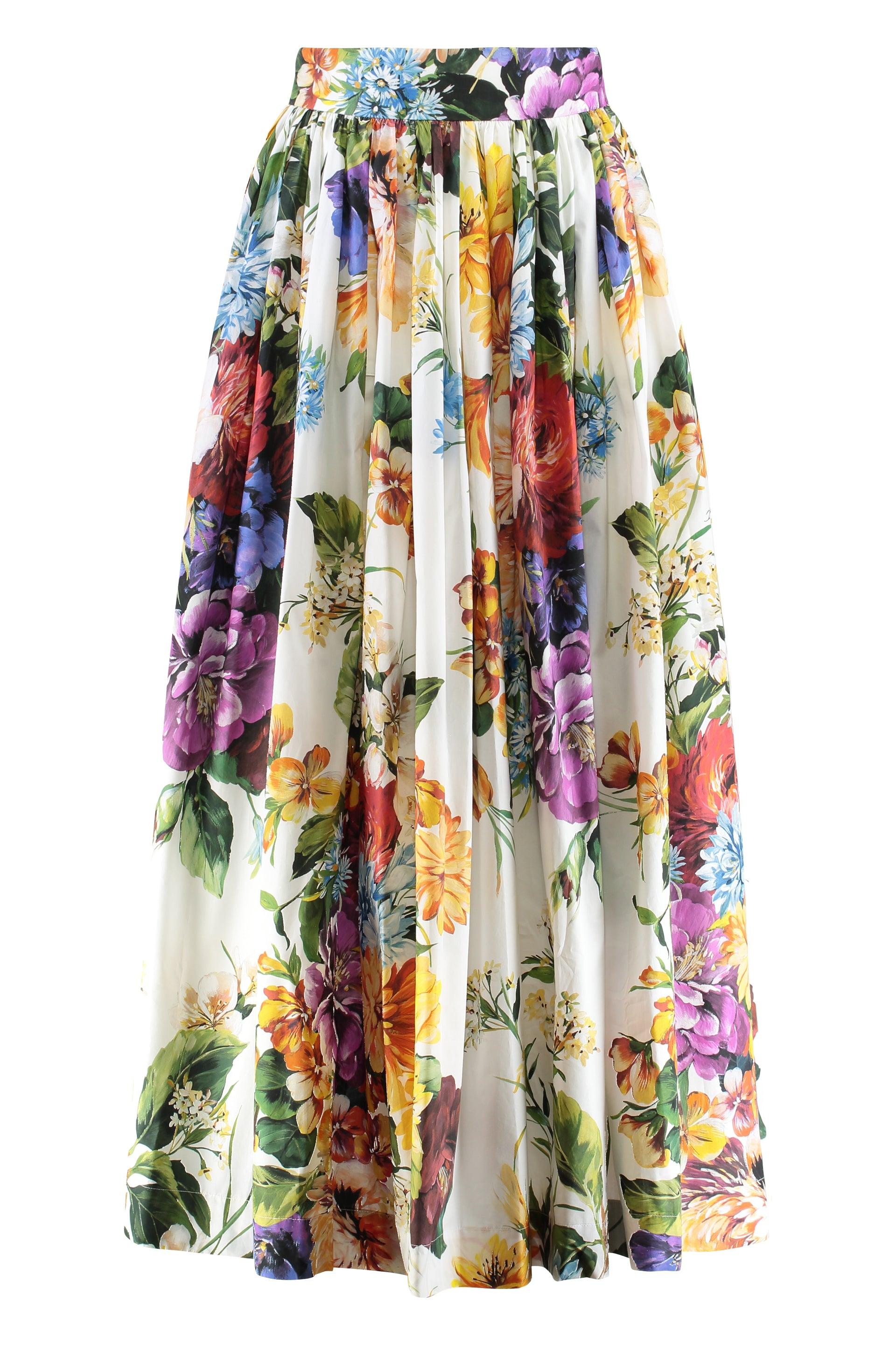 ワンピース DOLCE  GABBANA Women Mid Skirts F6JEYTFUBGE W0001 WHITE Designer skirts: mini, maxi, long, midì | Dolce&Gabbana®