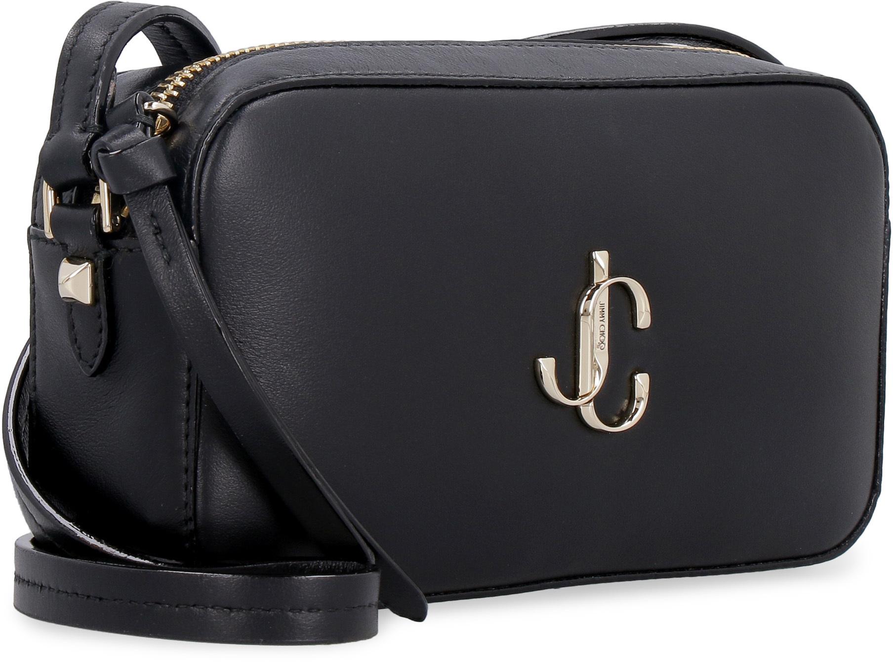 Jimmy Choo Hale Leather Camera Bag in Black - Lyst