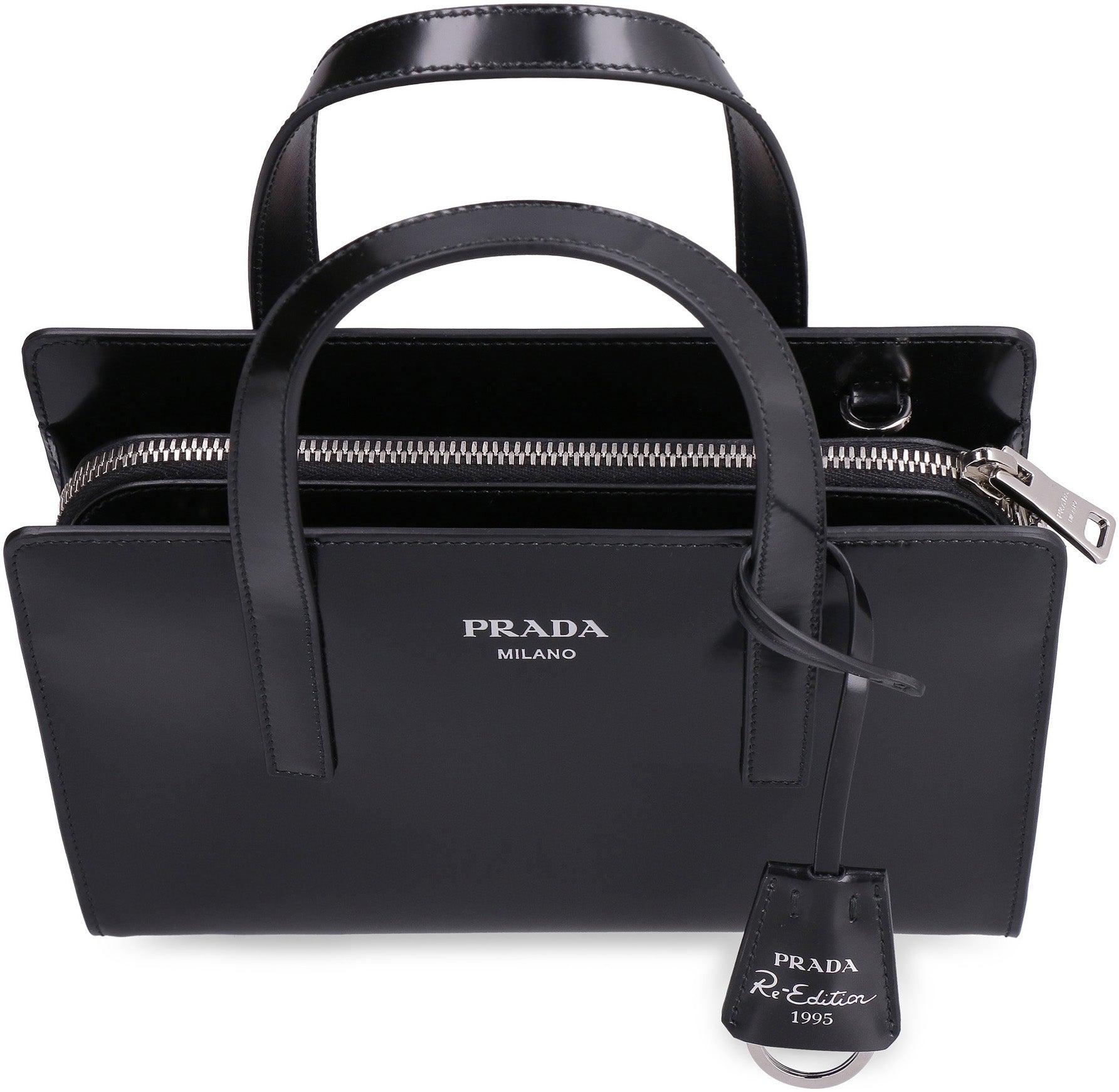 Prada Re-edition 1995 Chaîne Re-nylon Mini-bag in Black