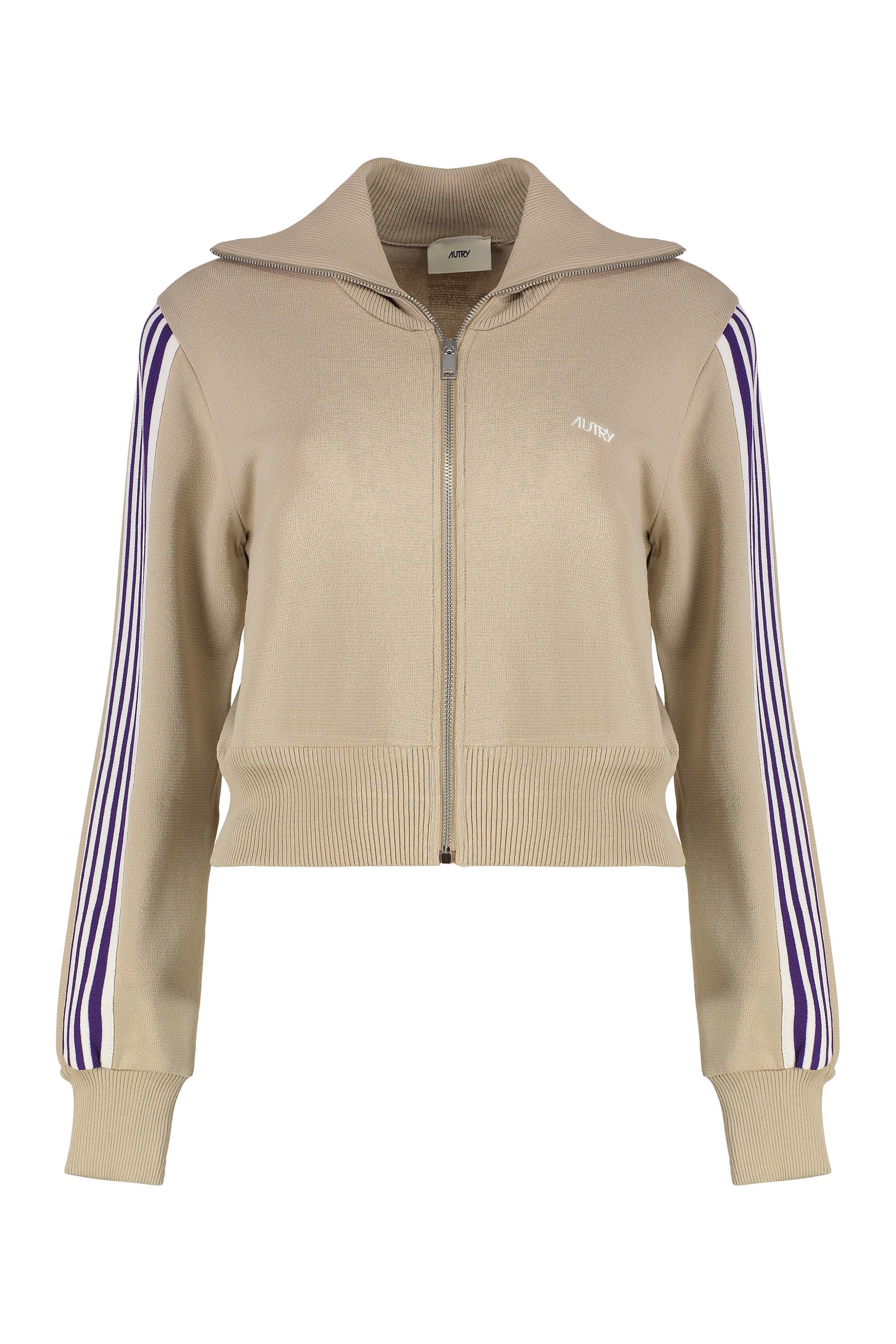【送料&関税込】Autry Viscose Knit Jacket Autry Viscose Knit Jacket in Natural | Lyst