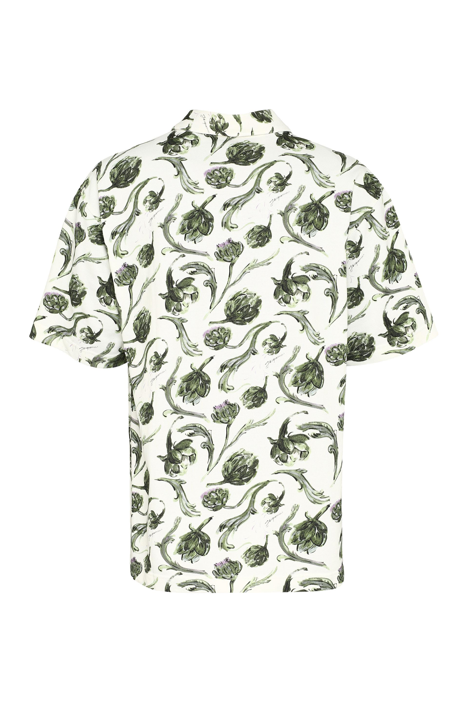 Jacquemus Artichoke Print Shirt in White for Men | Lyst UK