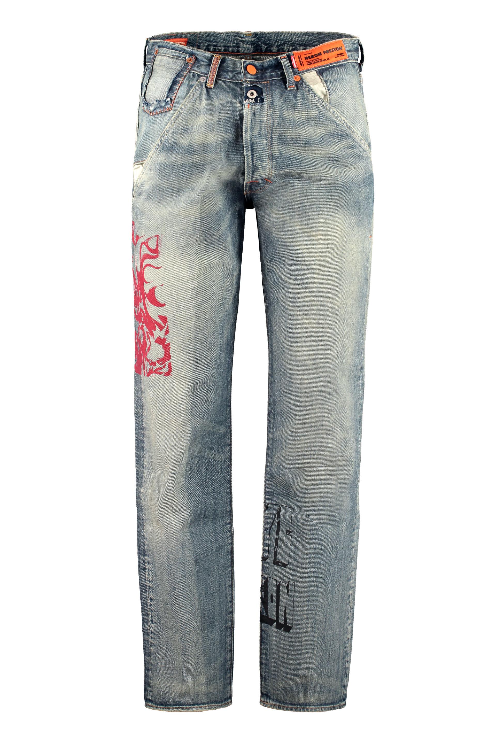 Heron Preston Denim 501 Jeans - X Levi's in Denim (Blue) for Men - Lyst