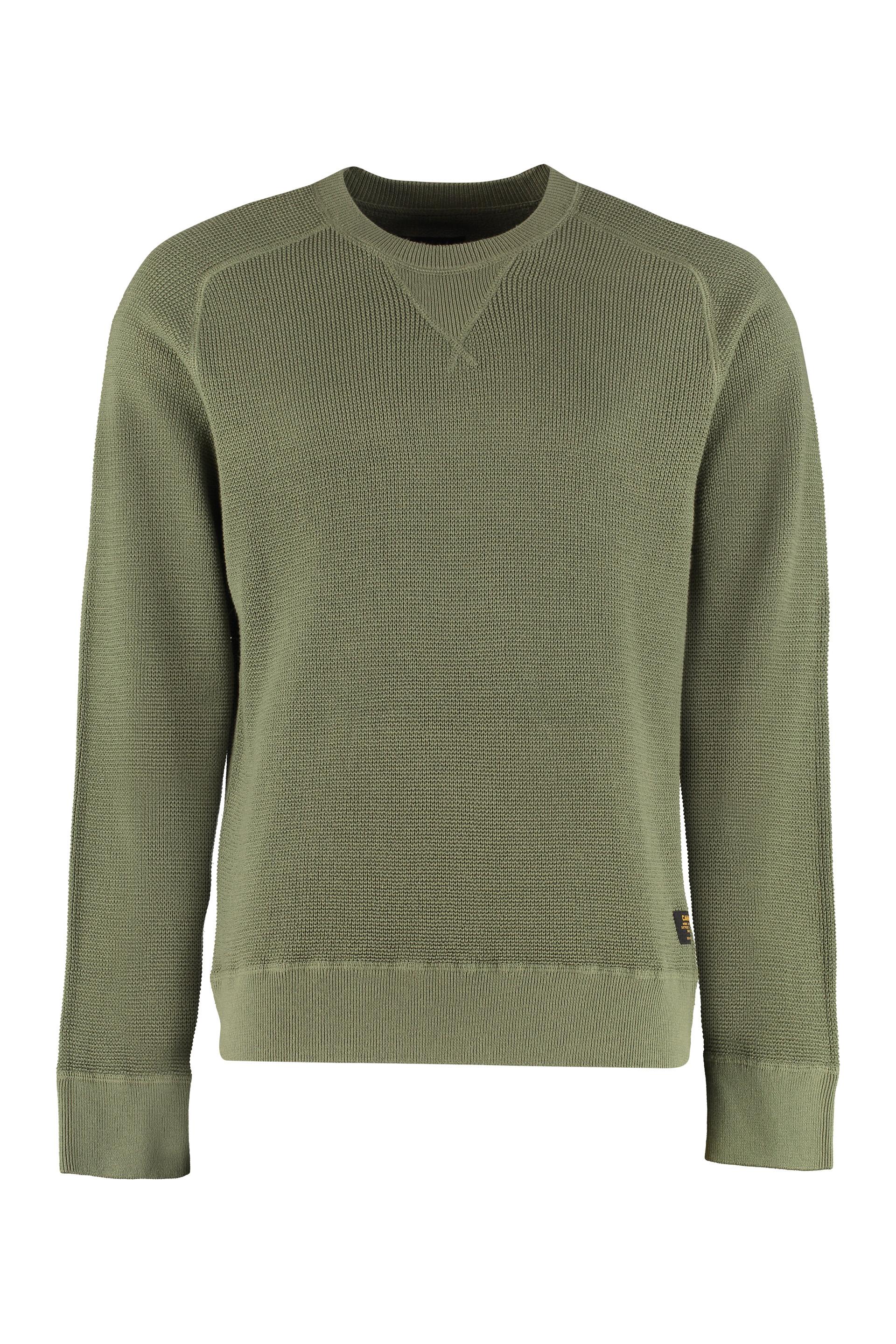 Carhartt Cotton Moross Longsleeved Crewneck Sweater in Green for Men