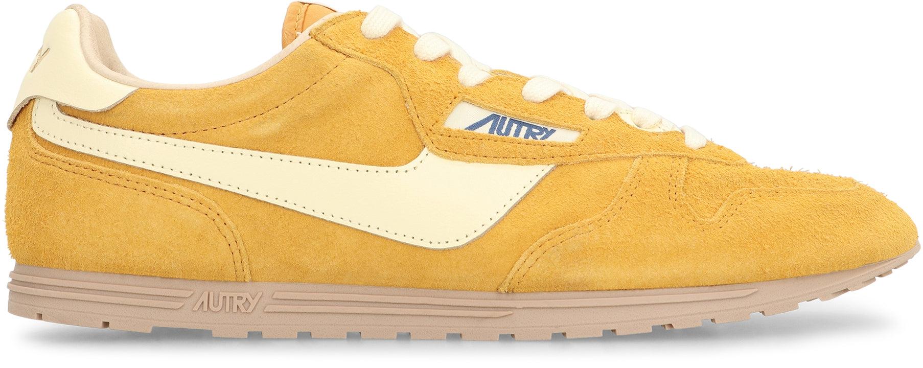 スニーカー Autry Mineral Yellow Windspin Sneaker AUTRY Mineral Yellow Windspin Sneaker | TheDoubleF
