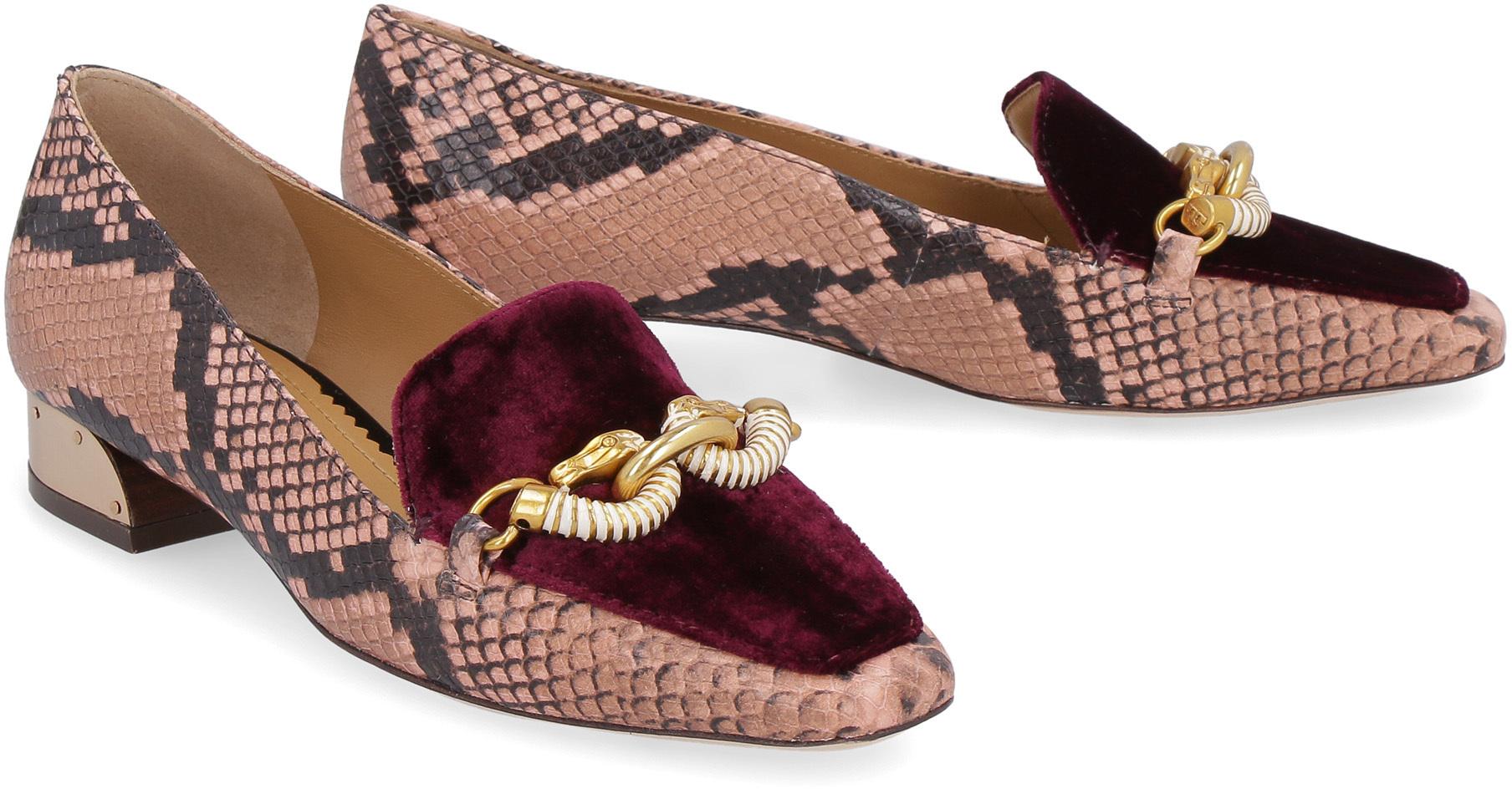 Tory Burch Jessa Velvet Loafers in Purple - Lyst