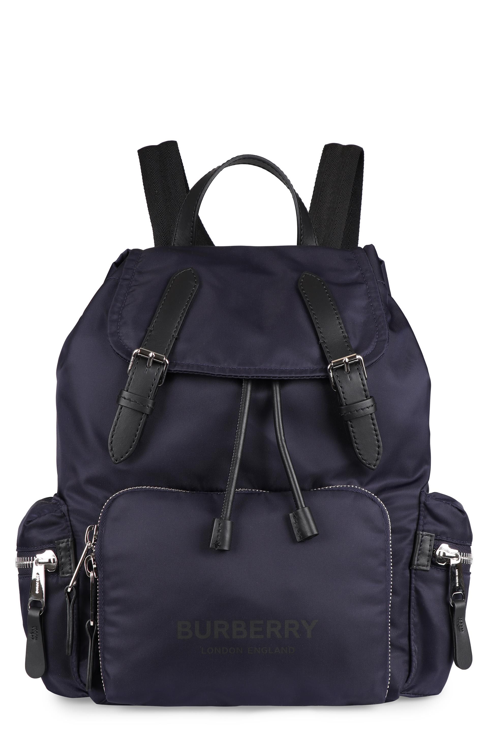 Burberry Synthetic Medium Logo Nylon Backpack in Navy (Blue) Save 35