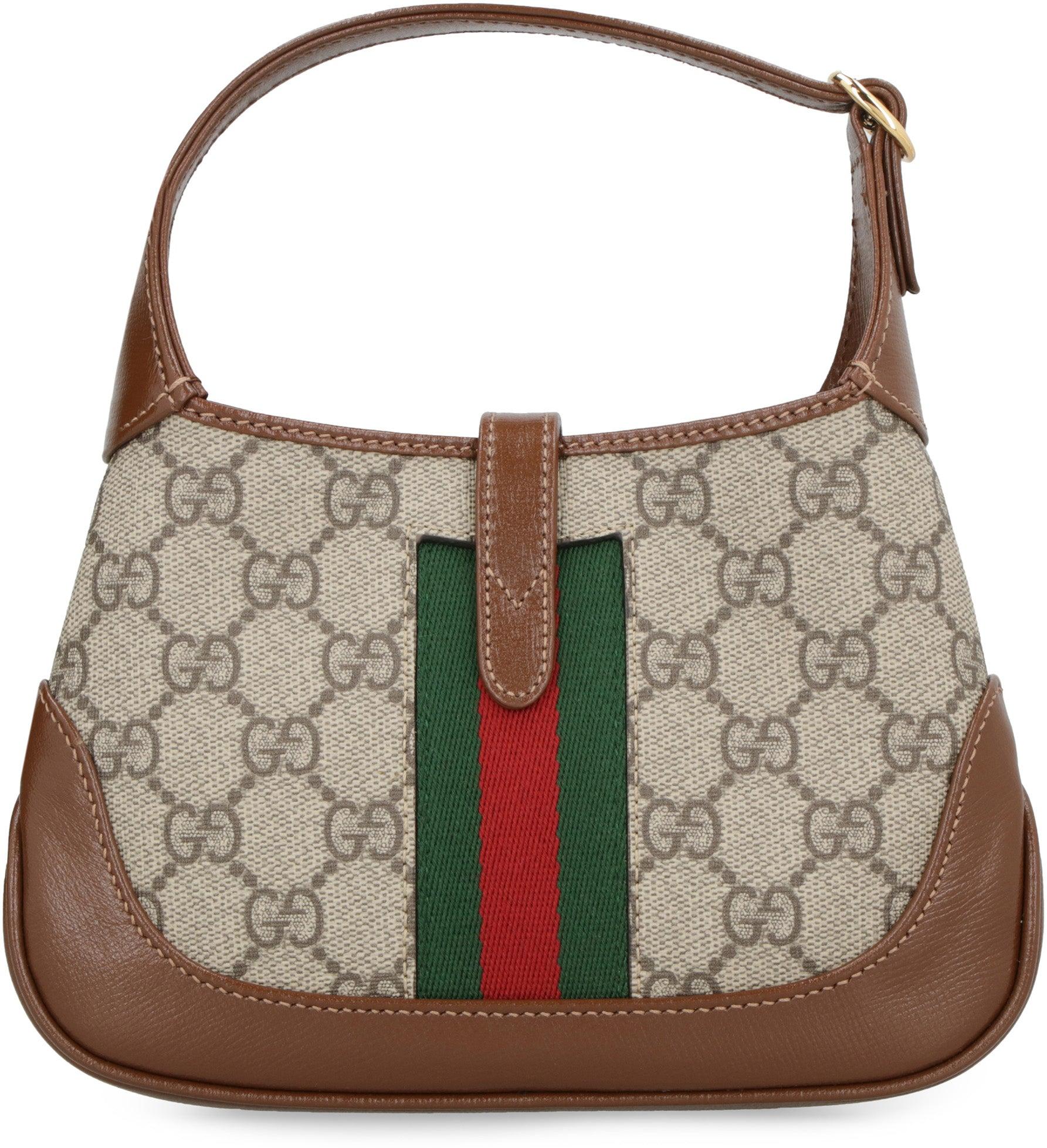 Gucci Mini Hobo Handbag With Leather Trim in Natural Lyst UK