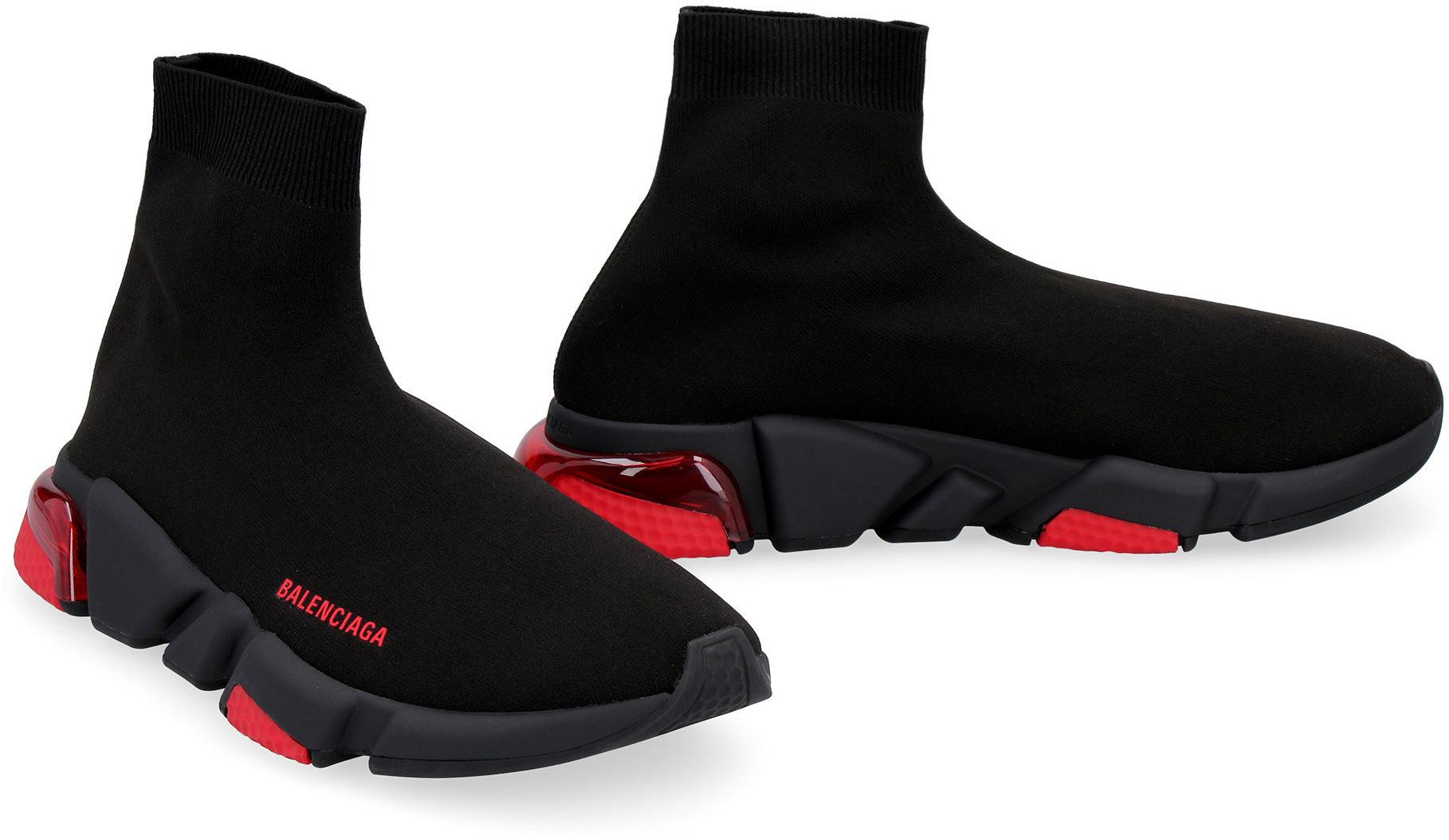 Wegversperring Analytisch bladeren Balenciaga Speed Lt Clear Sock Sneakers in Black for Men | Lyst