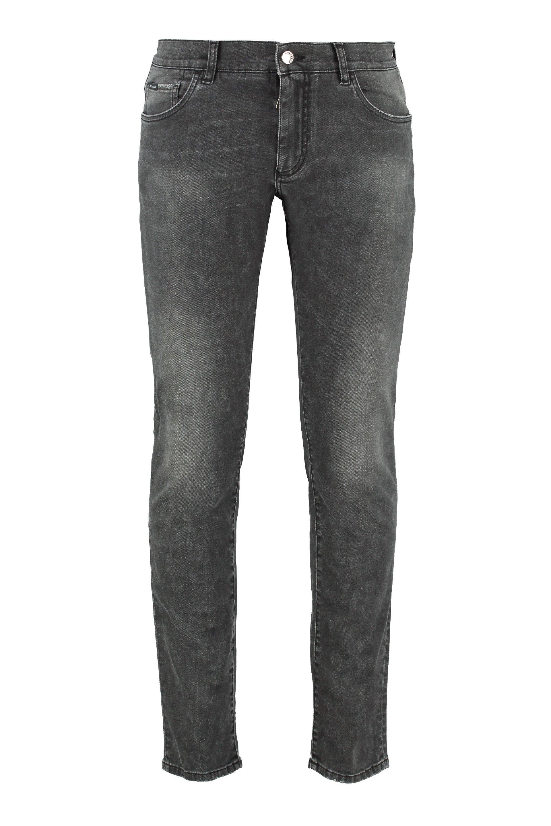 Save 7% Dolce & Gabbana Denim 5-pocket Skinny Jeans in Black for Men Mens Clothing Jeans Skinny jeans 