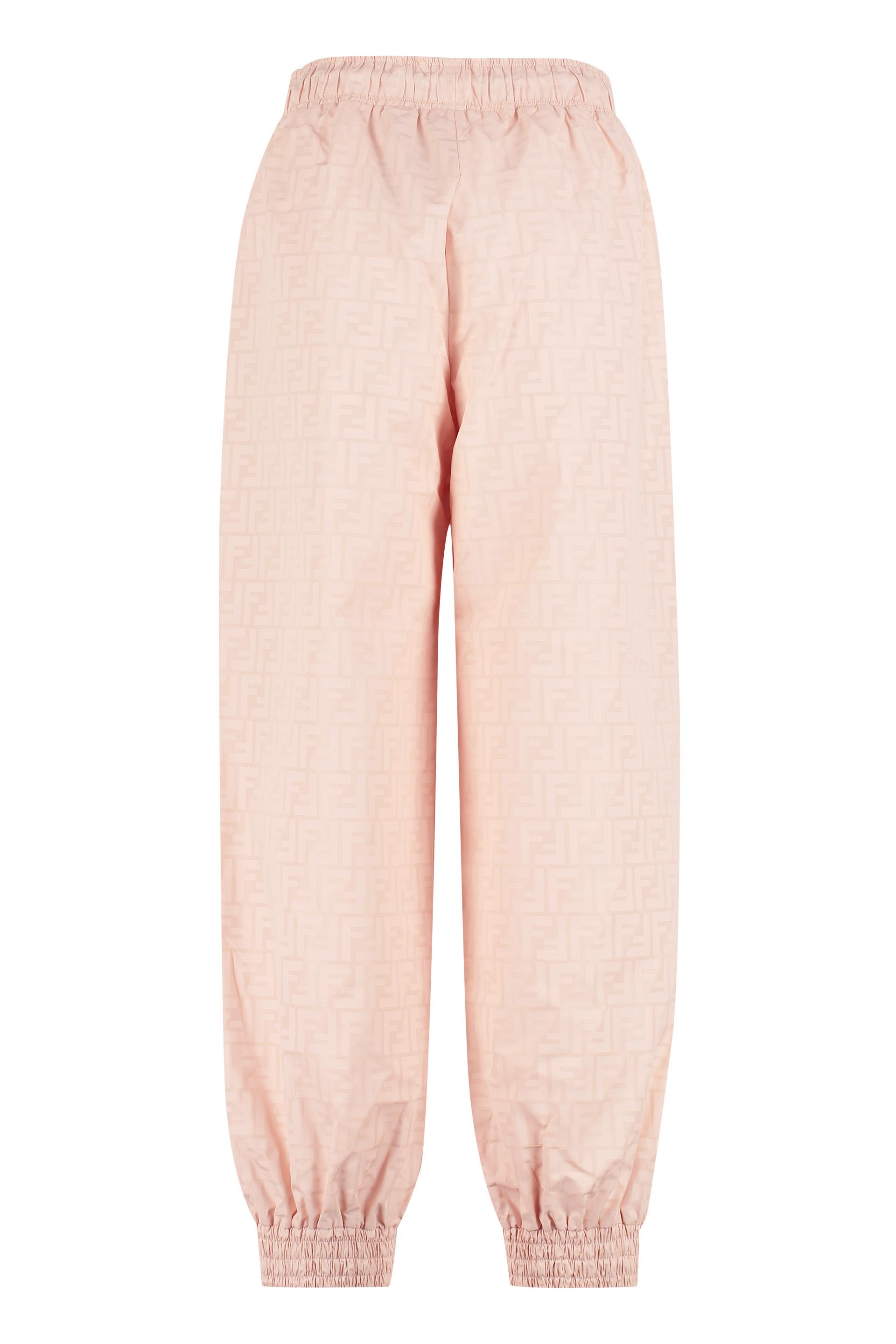 Fendi Techno Fabric Track Pants in Pink 