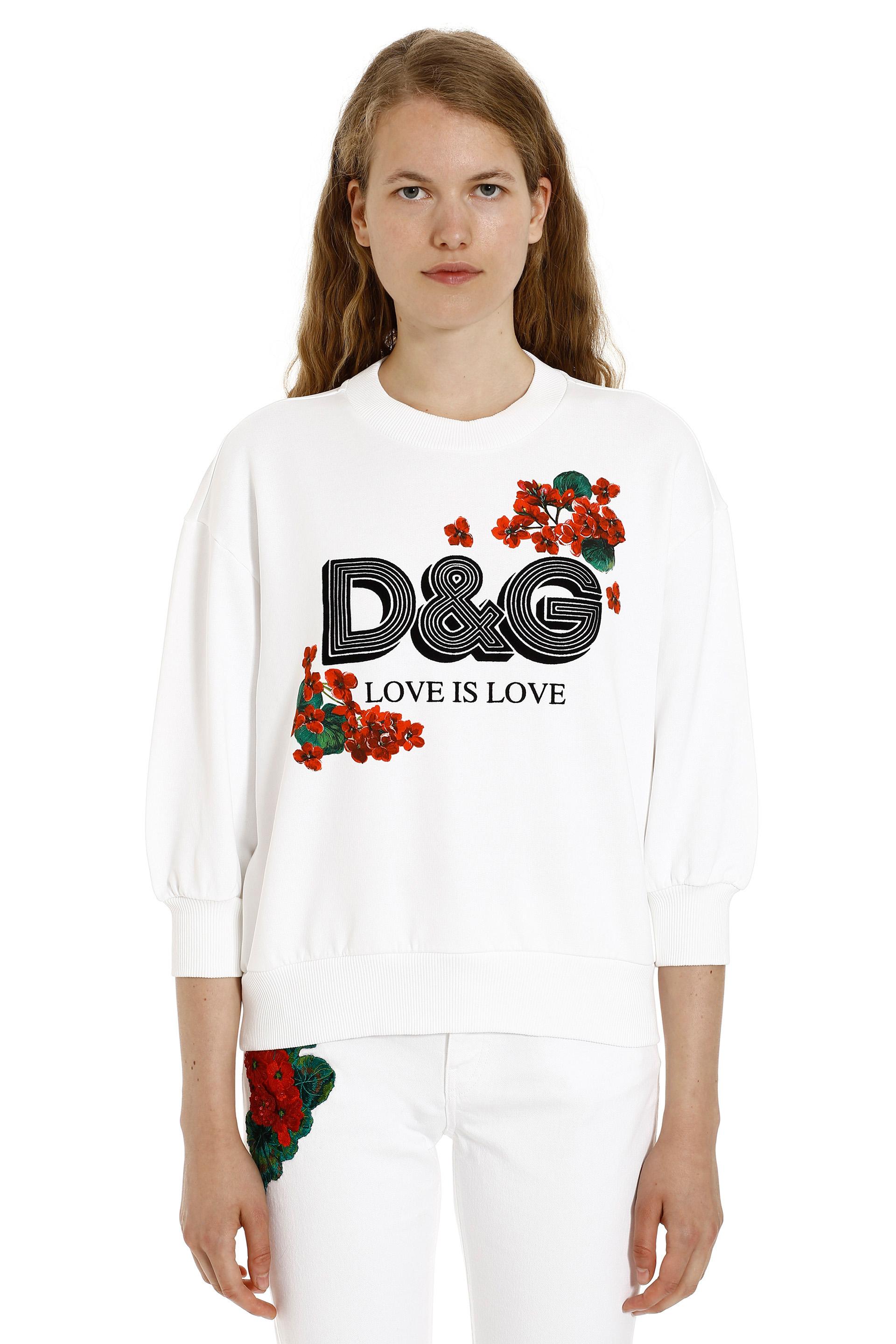 dolce gabbana sweatshirt womens