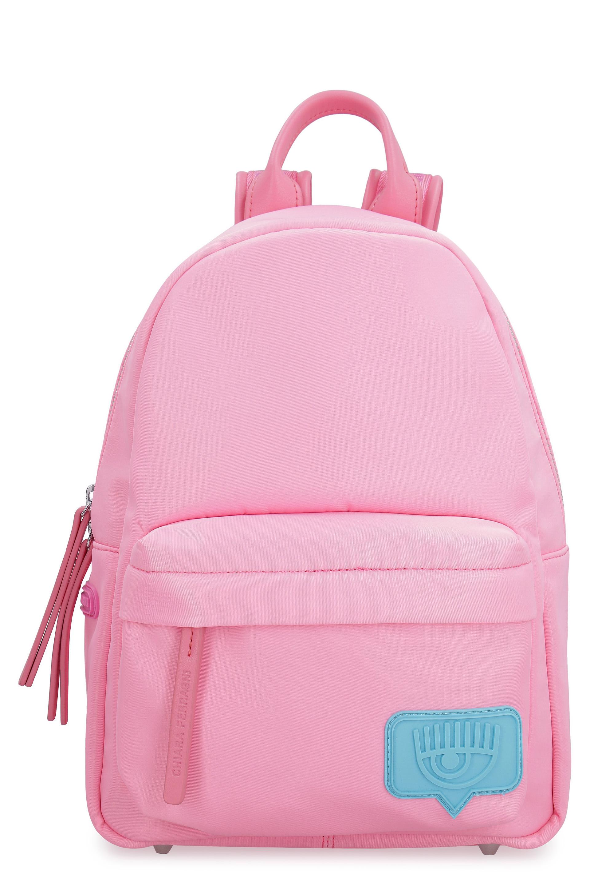 Chiara Ferragni Rubber Eyelike Small Backpack in Pink - Lyst
