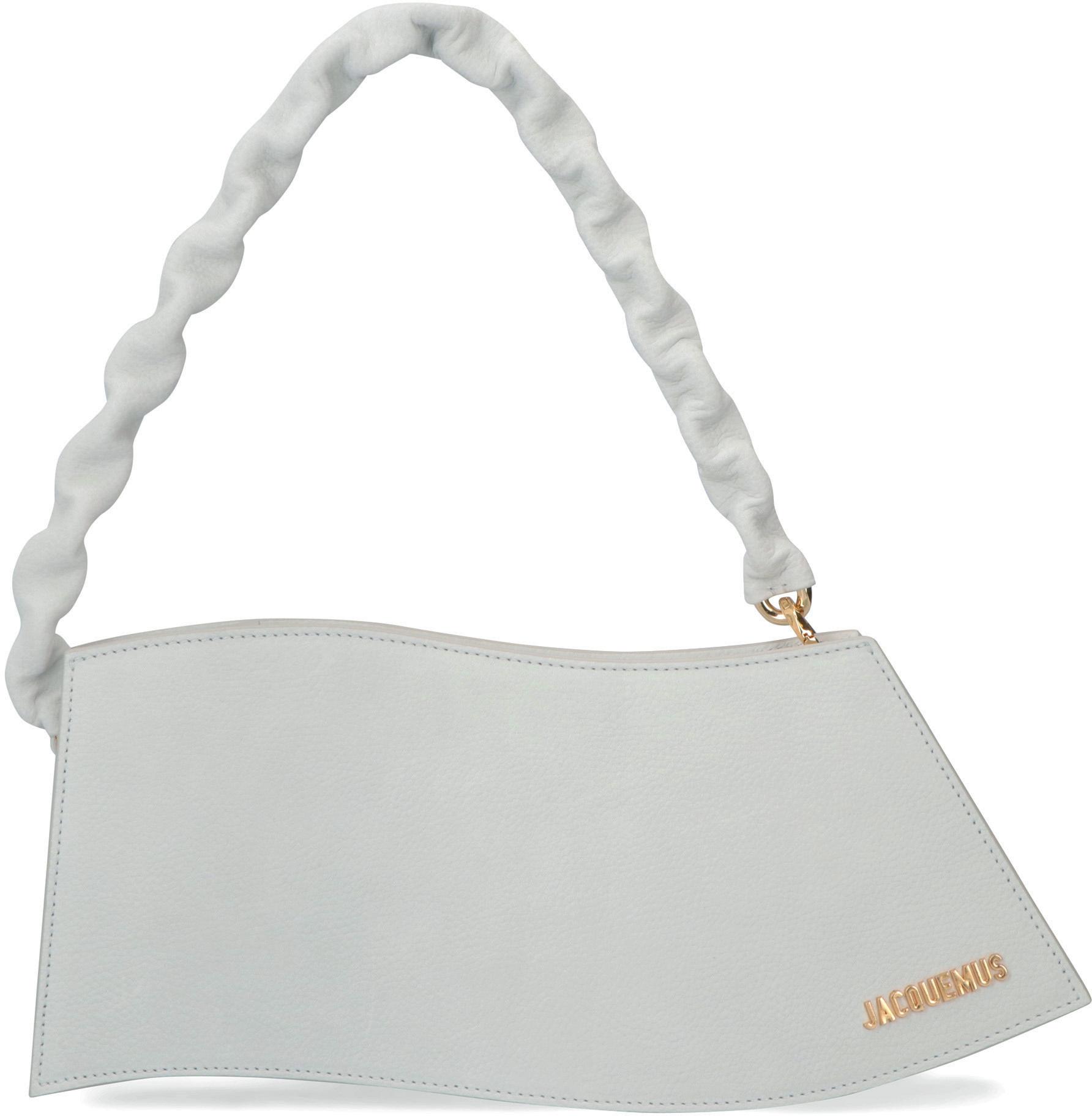 Jacquemus La Vague Leather Shoulder Bag in White Lyst