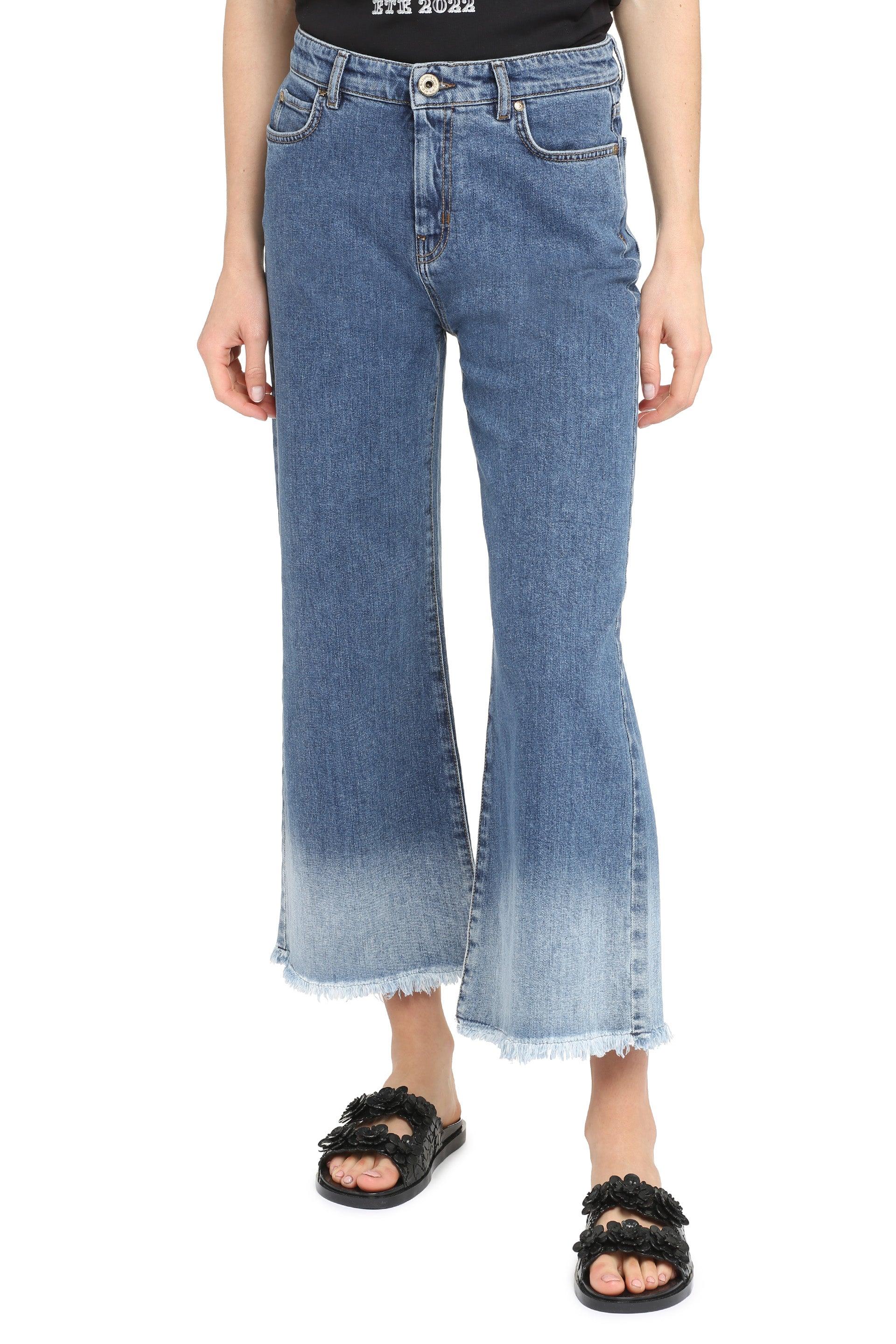 Womens Clothing Jeans Wide-leg jeans Weekend by Maxmara Denim Soprano Wide Leg Jeans in Denim Blue - Save 20% 