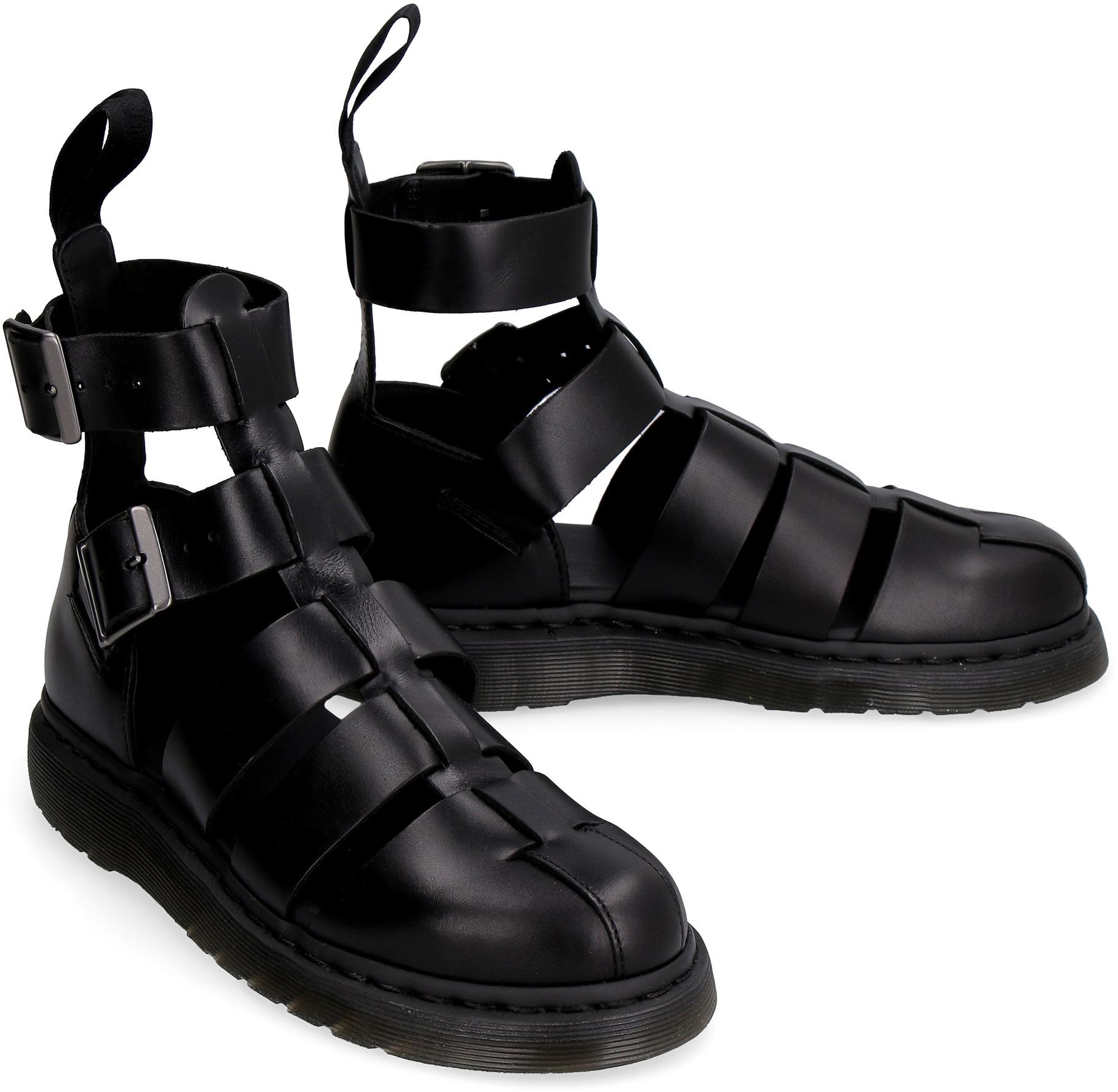 Vleugels koken Regeren Dr. Martens Geraldo Sandals in Black | Lyst