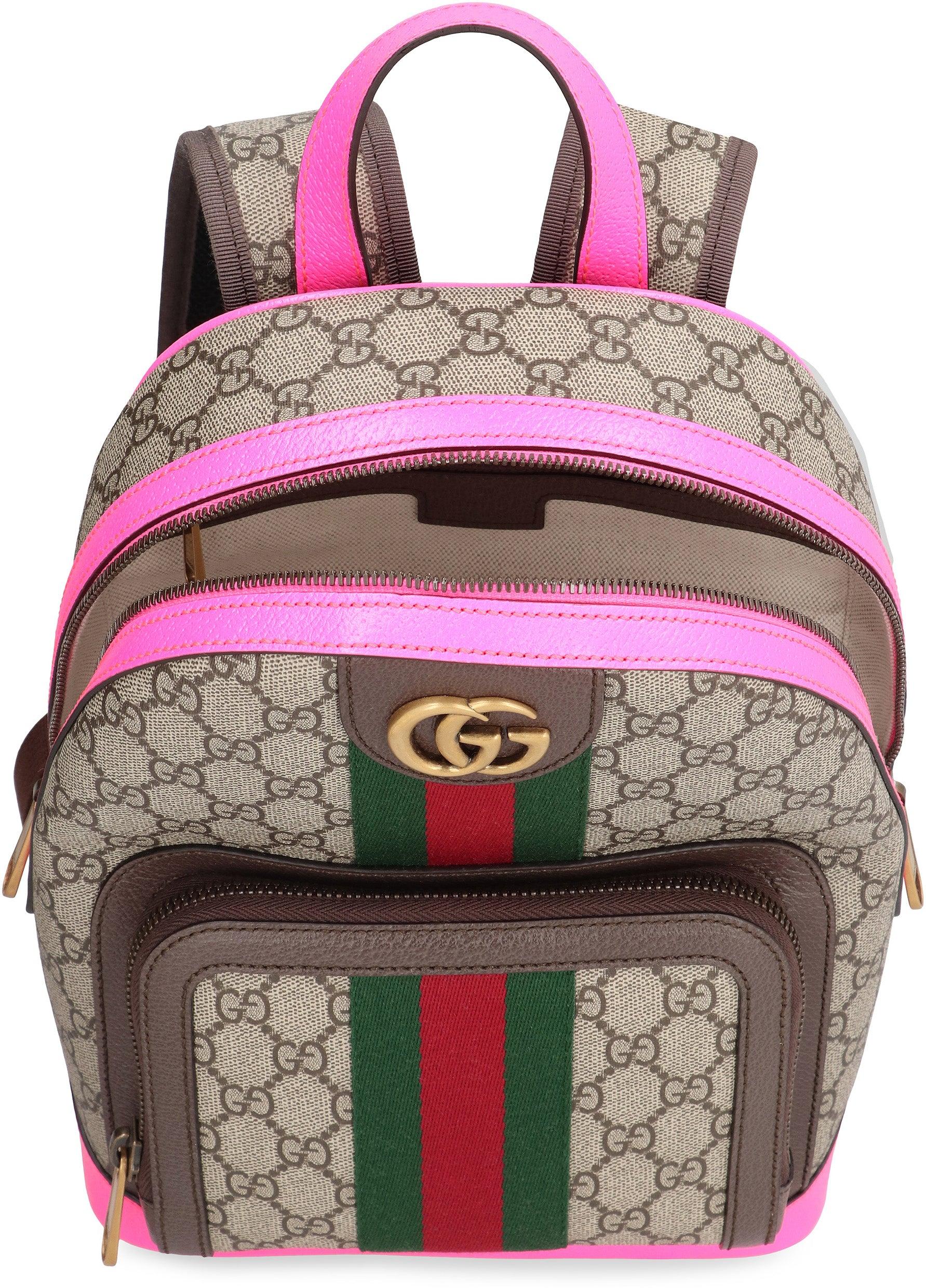 Gucci Ophidia Gg Supreme Fabric Backpack in Natural for Men