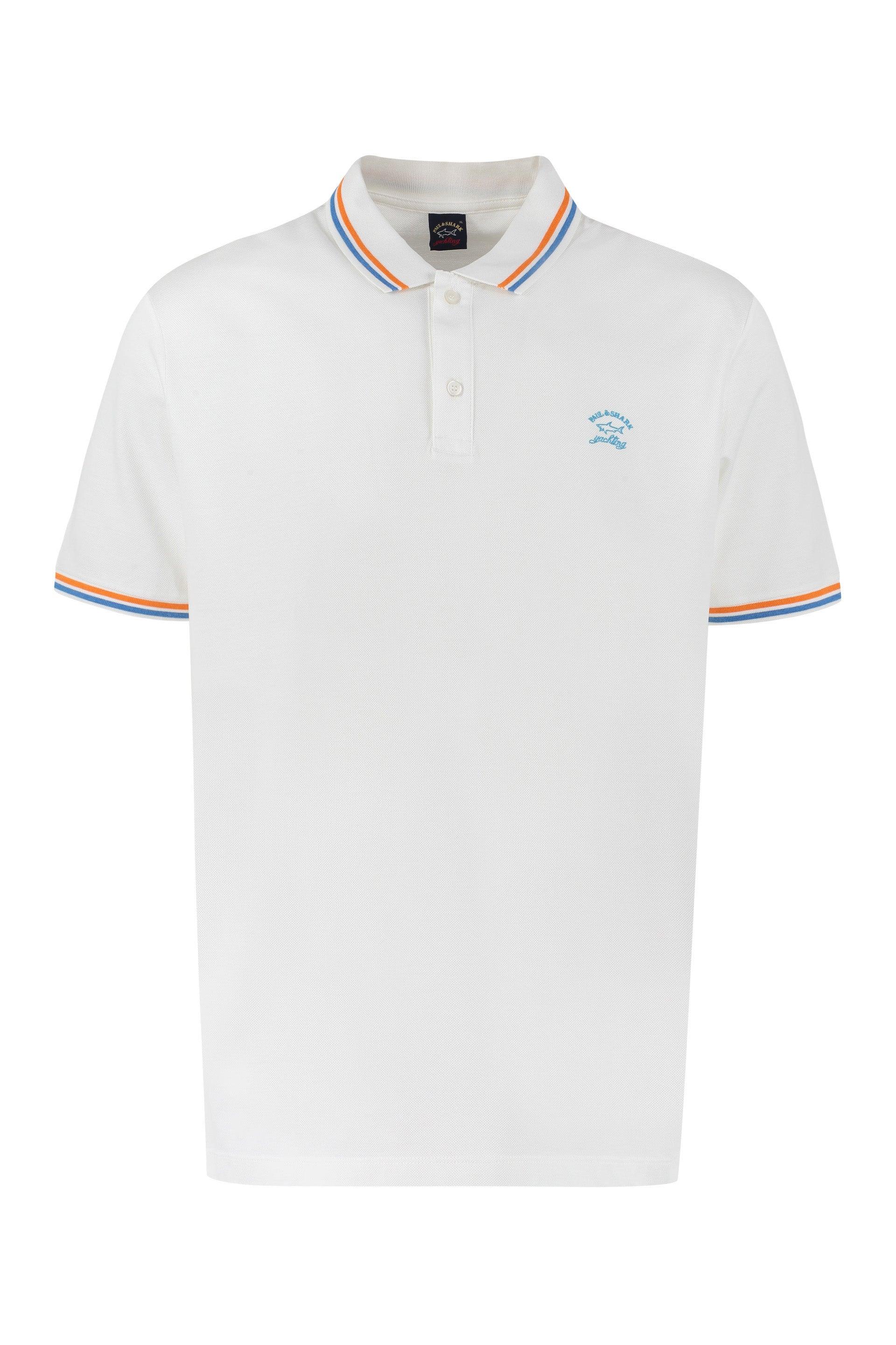 aansluiten Vereniging naakt Paul & Shark Cotton-piqué Polo Shirt in White for Men | Lyst