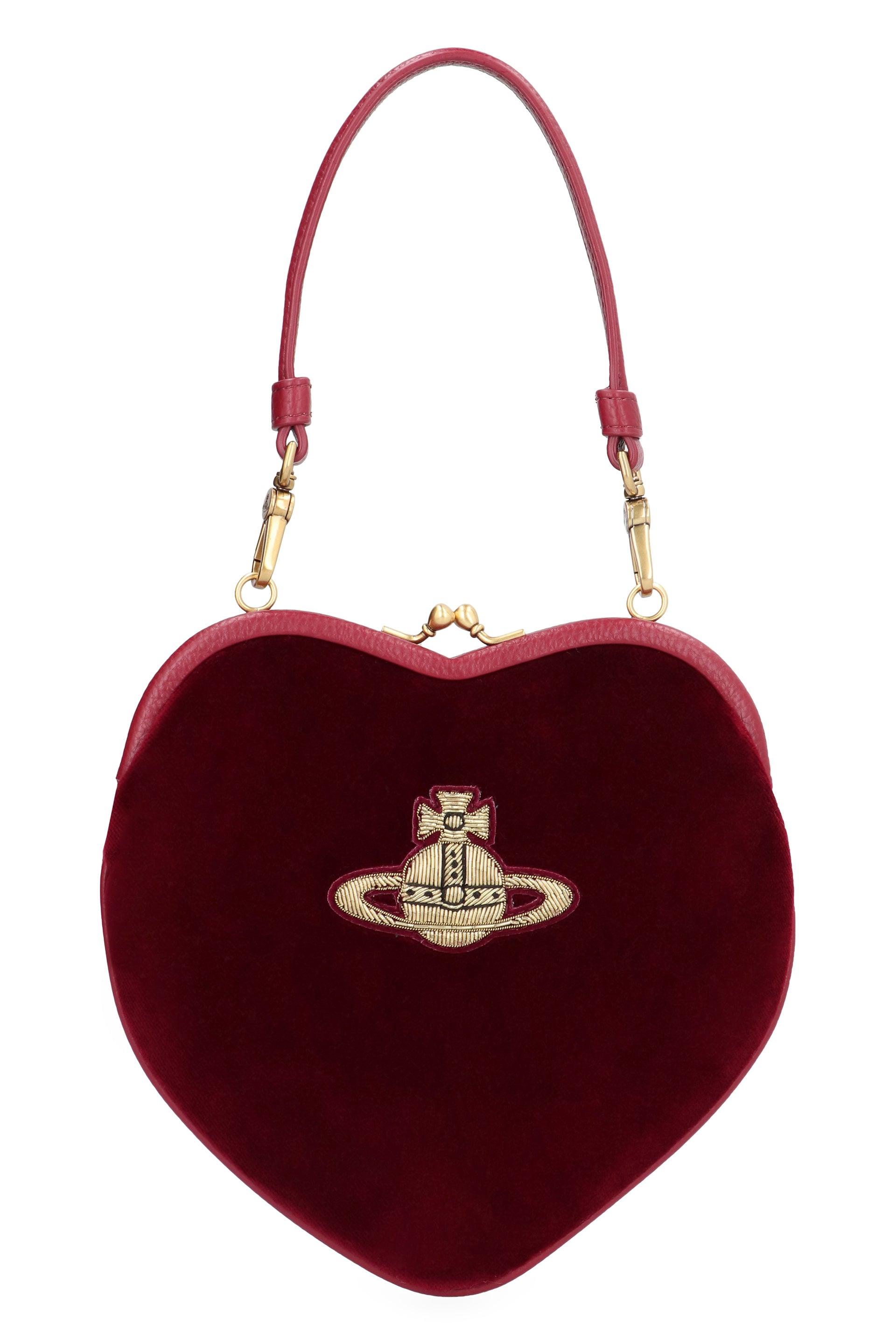 Vivienne Westwood Belle Velvet Clutch Bag in Red Lyst