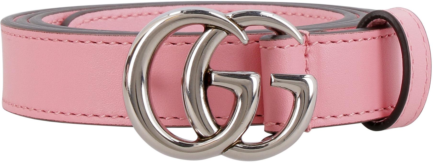 Gucci Pink Leather Double G Belt 80, myGemma, NL