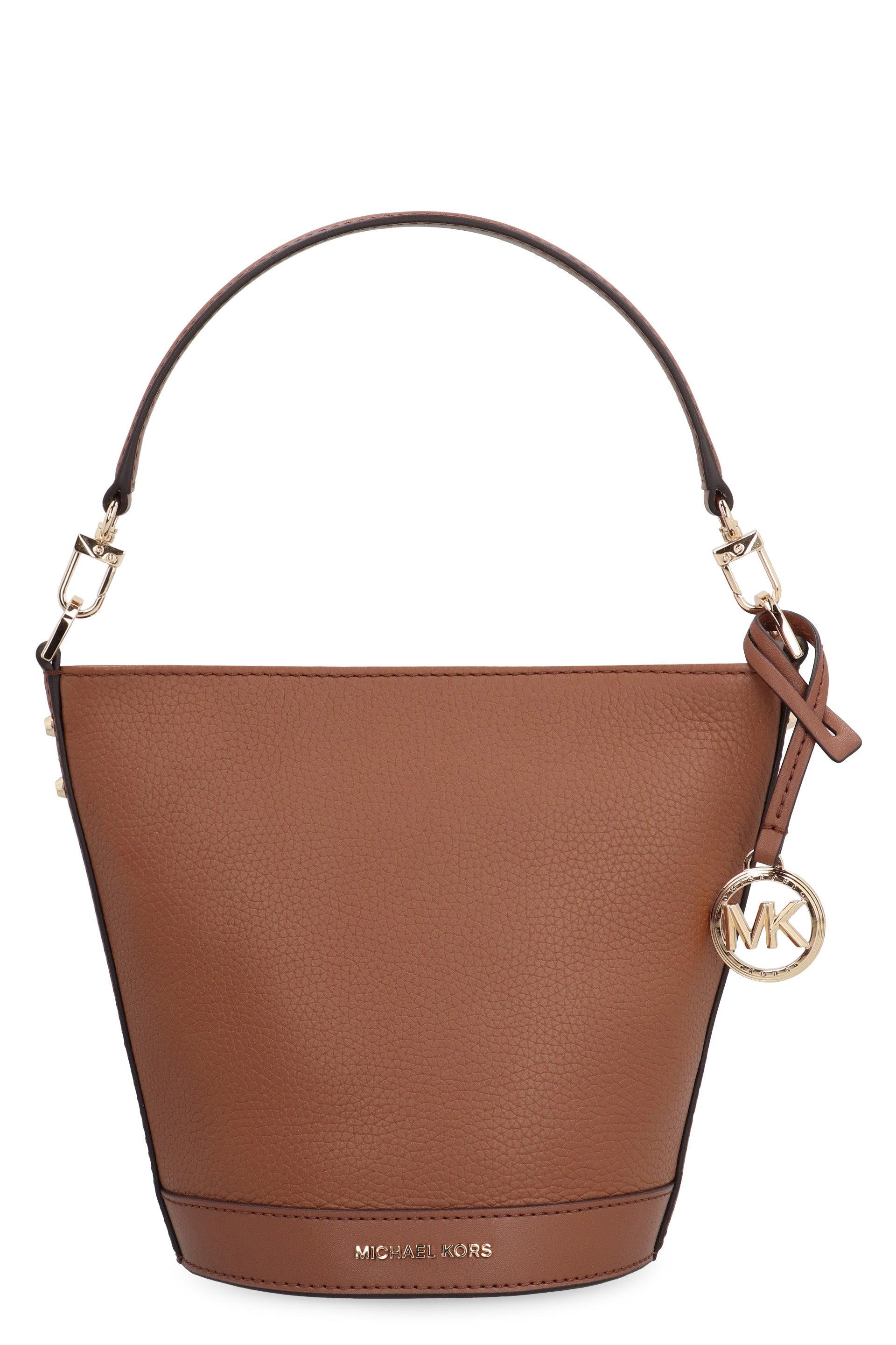 MICHAEL Michael Kors Townsend Leather Bucket Bag in Brown Lyst UK