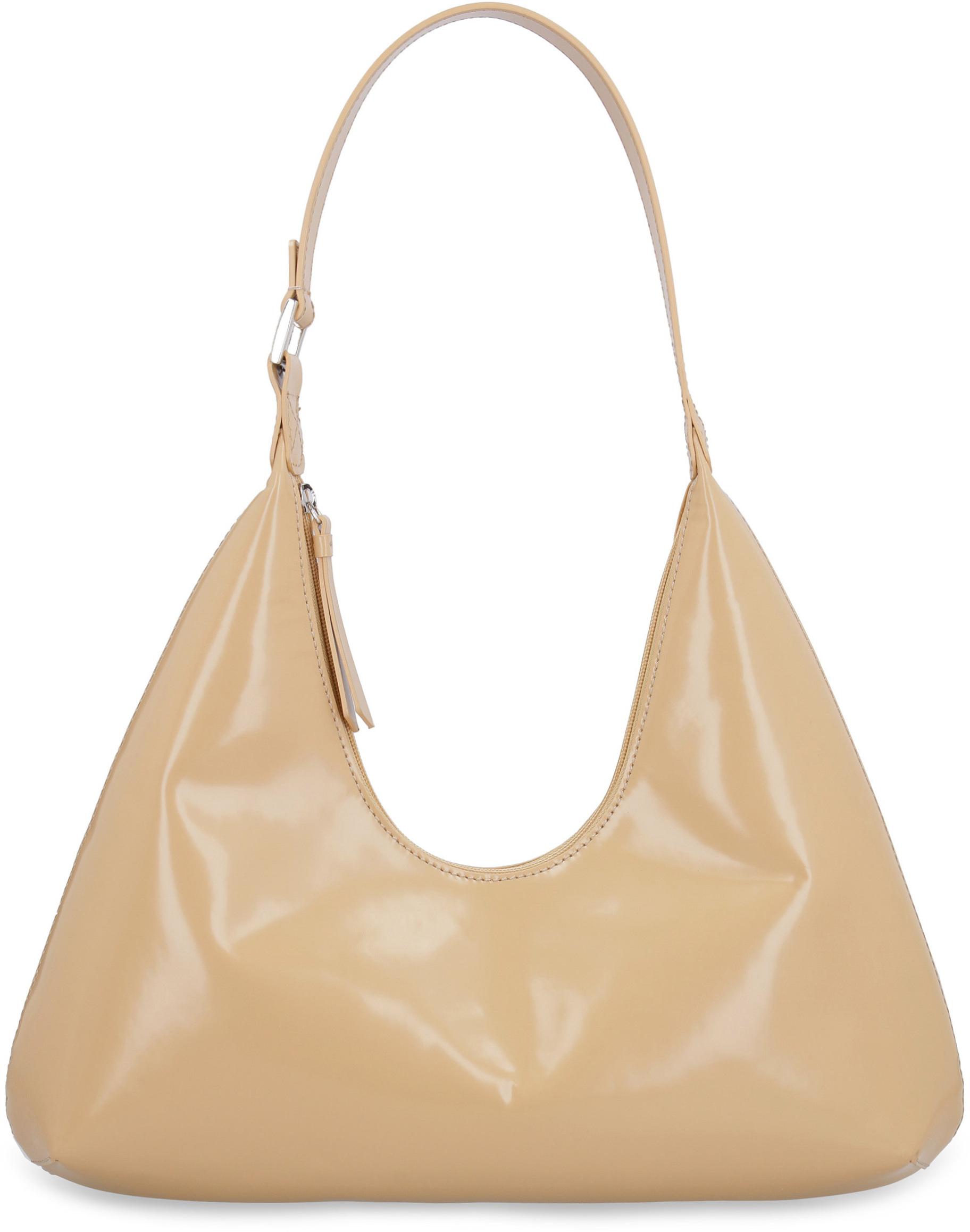 BY FAR Patent Leather Amber Shoulder Bag in Beige (White) - Save 