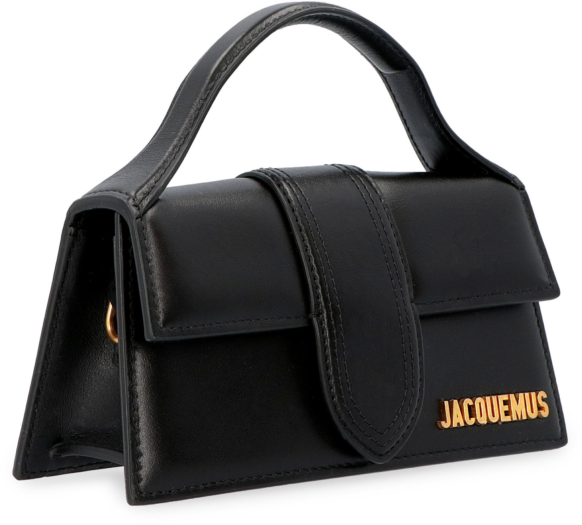 Jacquemus Le Grand Bambino Leather Handbag in Black - Lyst