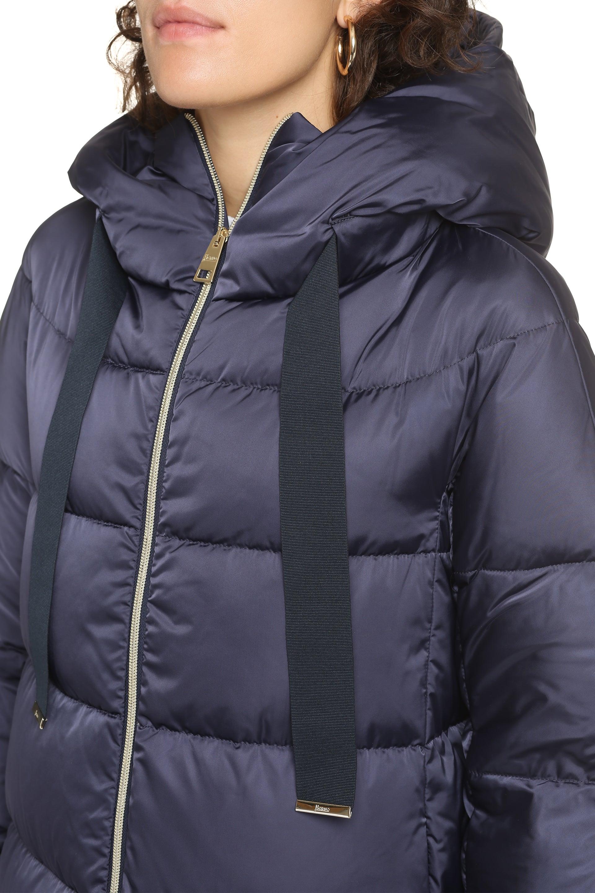 Save 10% Womens Clothing Coats Parka coats Herno Synthetic Reversible Hooded Parka in Blue 