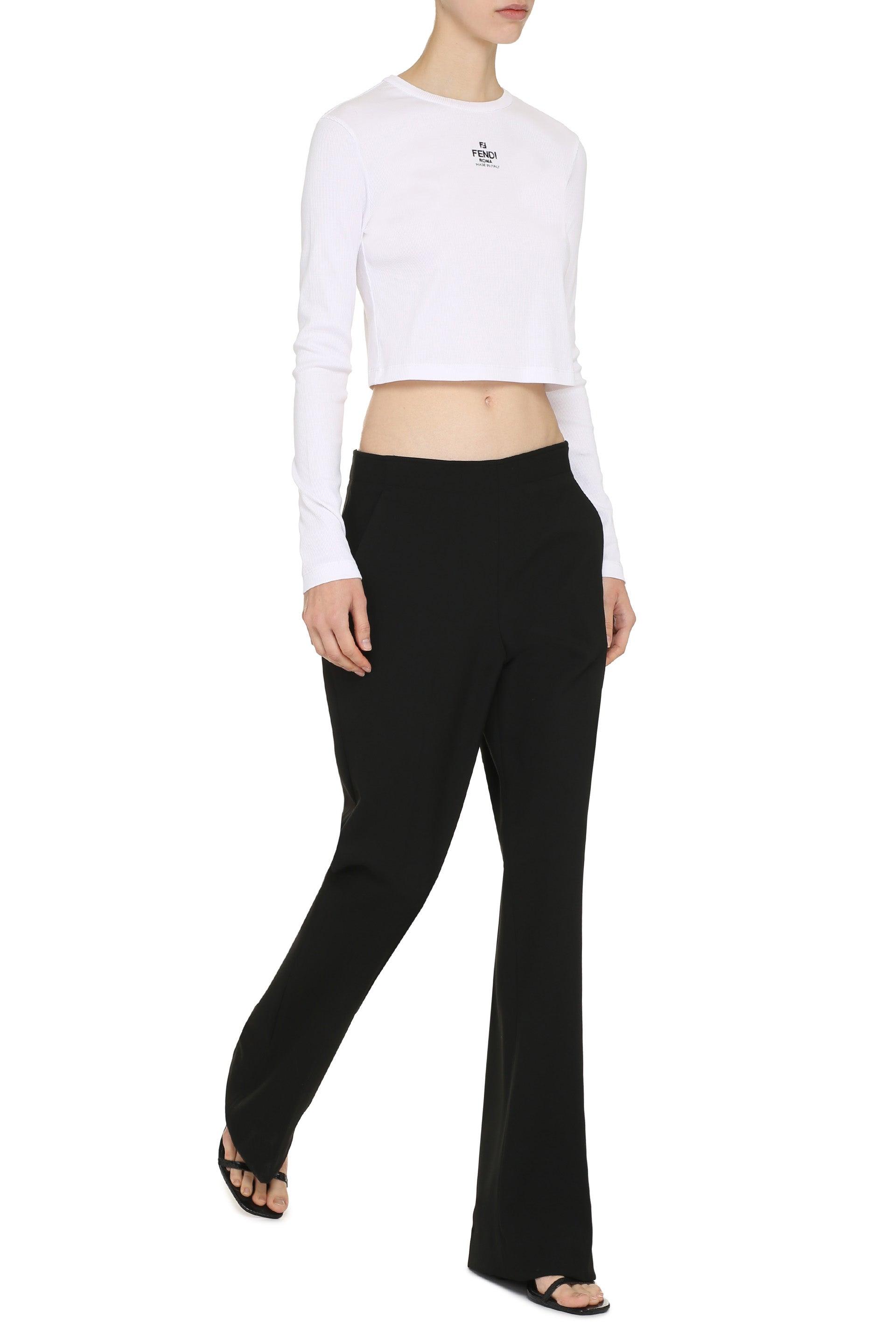 Long sleeve fendi t cheap shirt