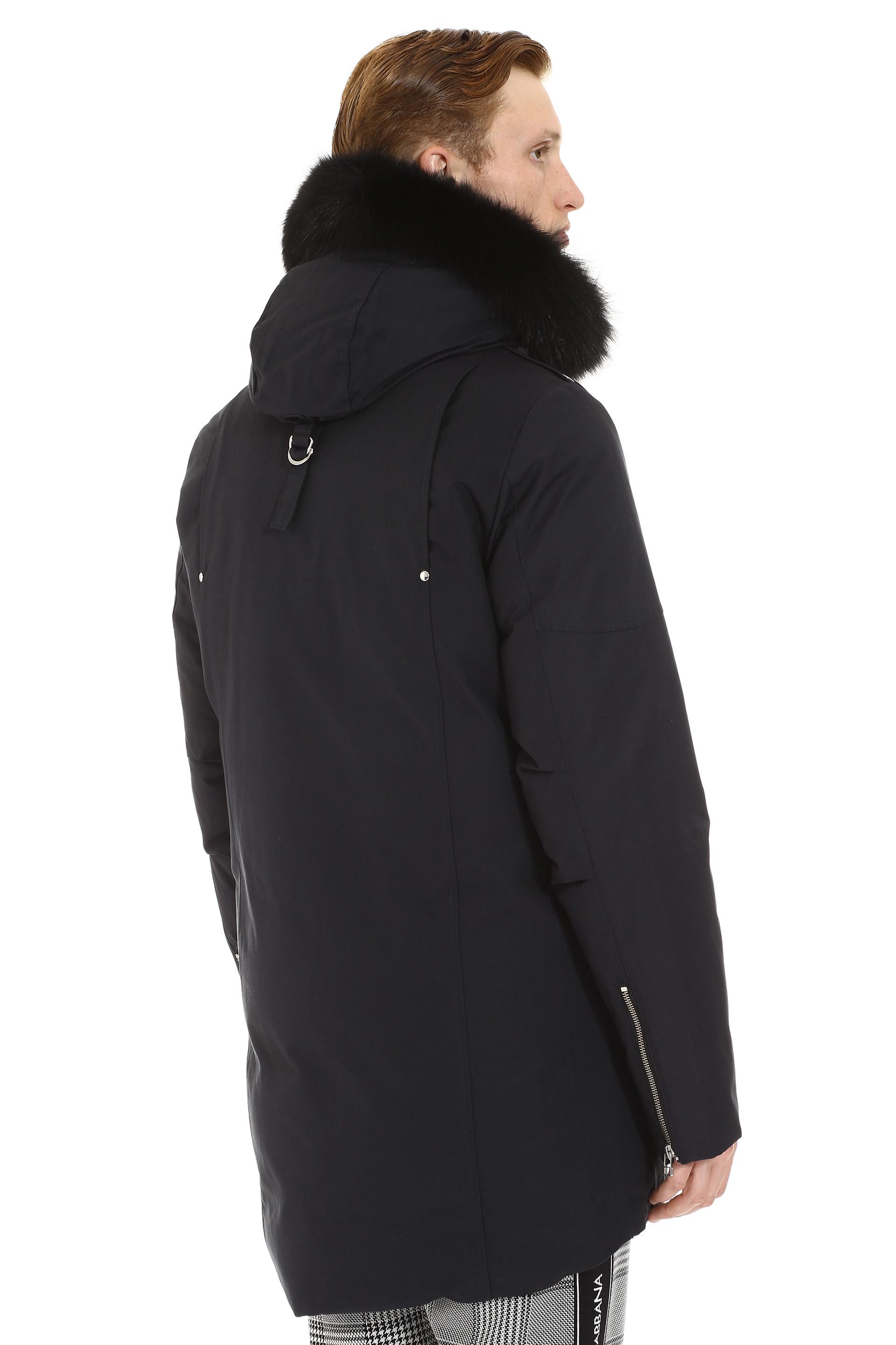 Moose Knuckles Blue Cotton Coat for Men Lyst