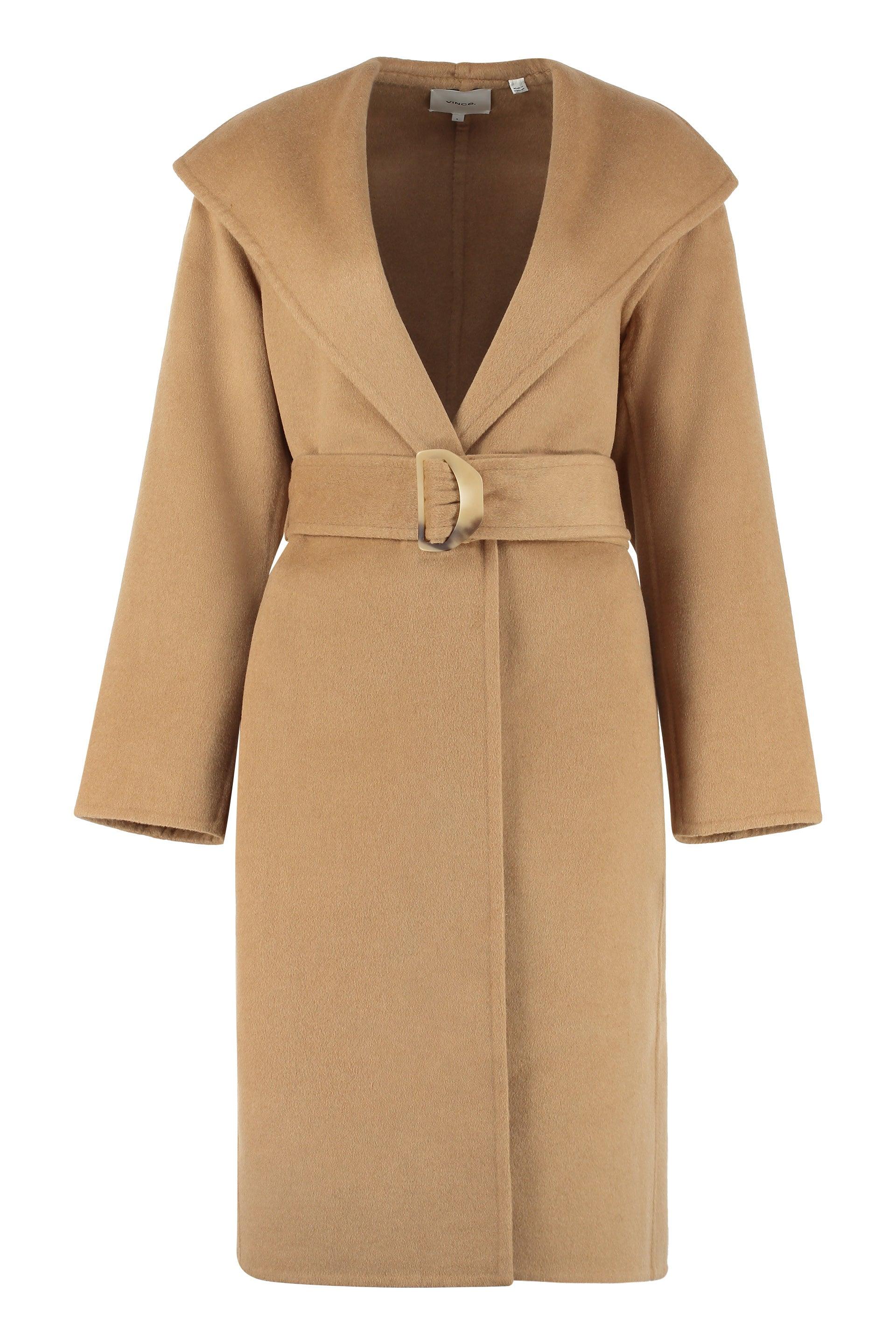Vince Wool And Cashmere Coat in Camel 