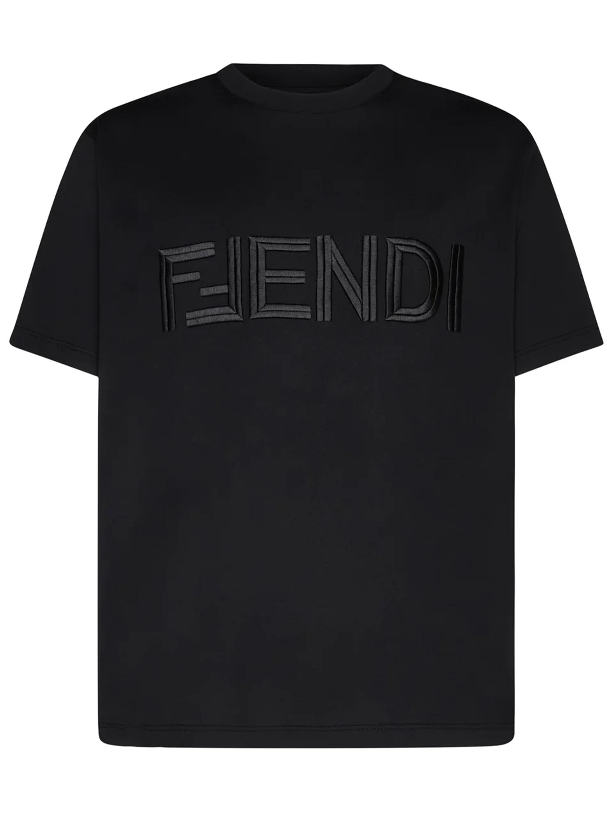 FENDI 完売 レア 新作 テクニカルファブリック Tシャツ ブラック S