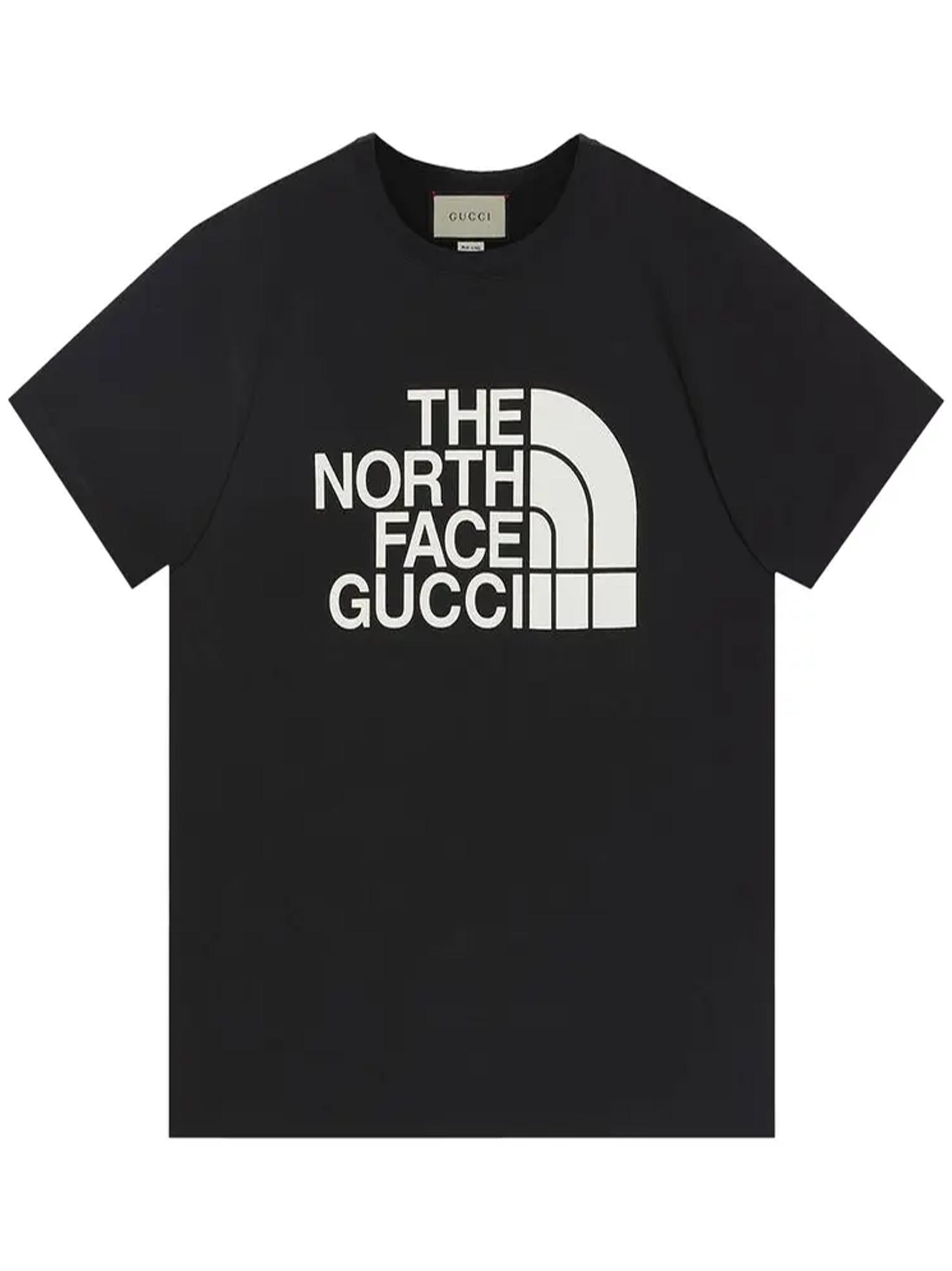 Gucci X The North Face Cat Logo Printed T-Shirt in Black for Men 