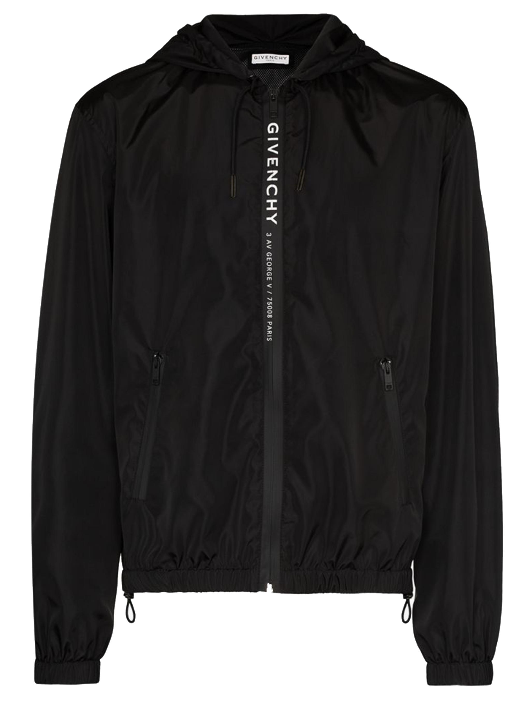 Givenchy 3 Av George V Windbreaker Jacket in Black for Men