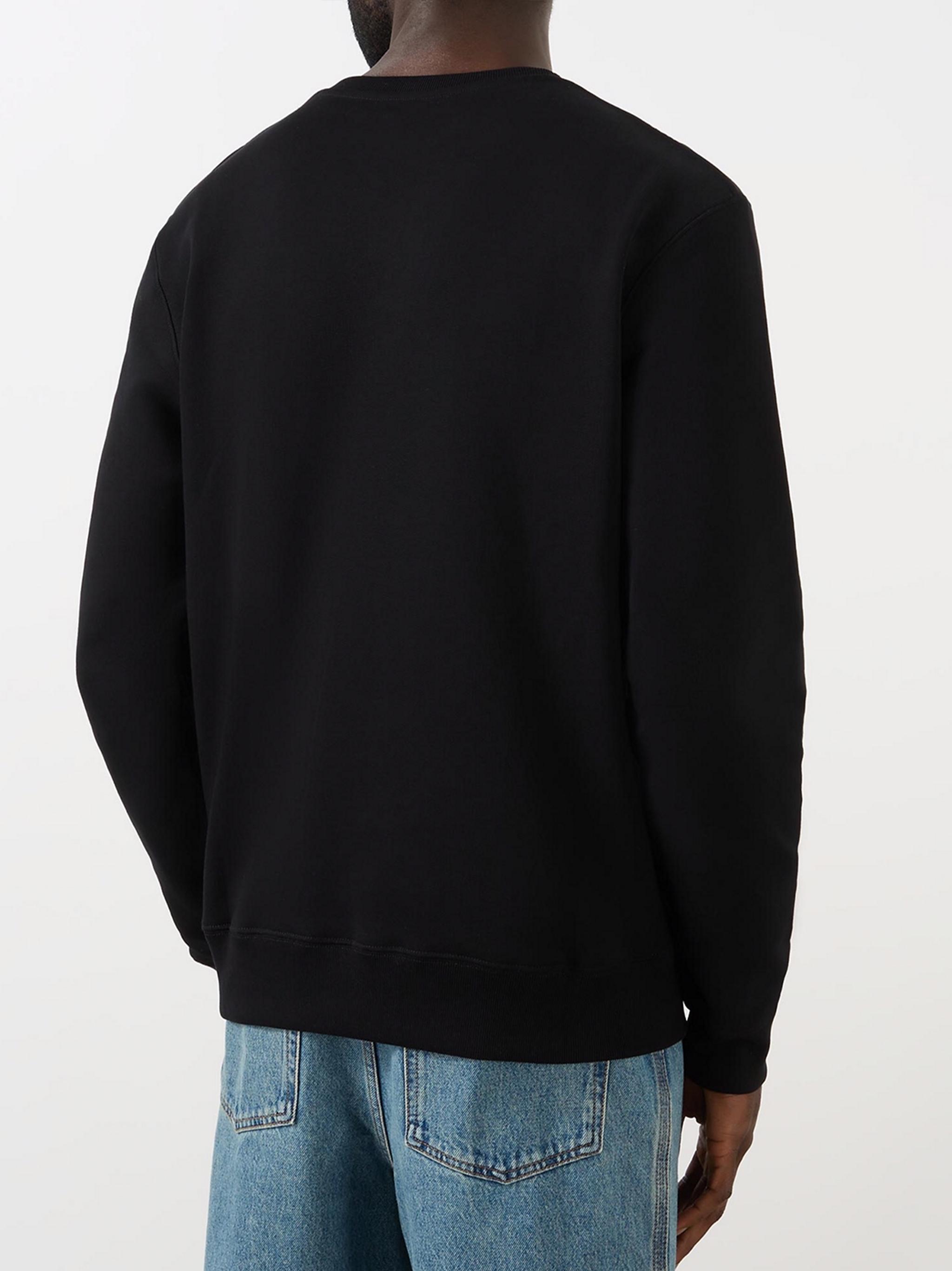 Loewe Logo Embroidered Sweatshirt in Black for Men | Lyst
