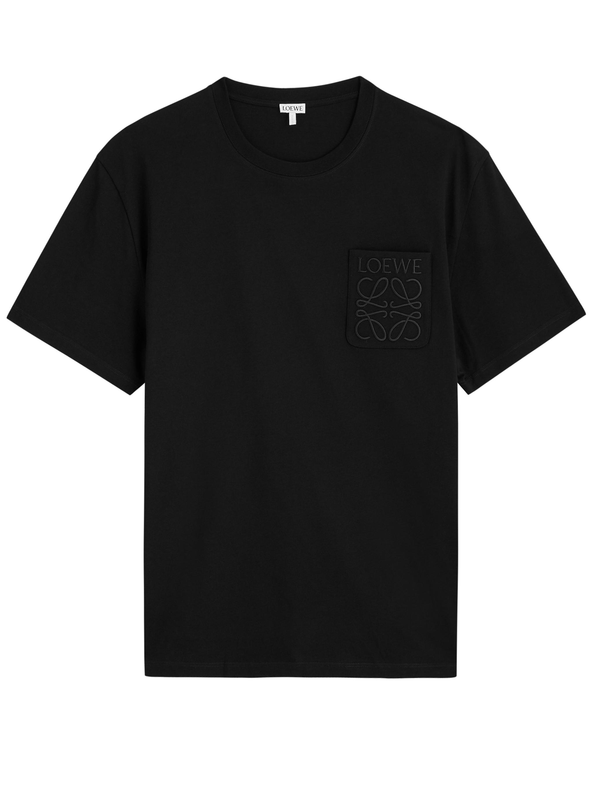 Loewe Embroidered Pocket T-Shirt in Black for Men | Lyst
