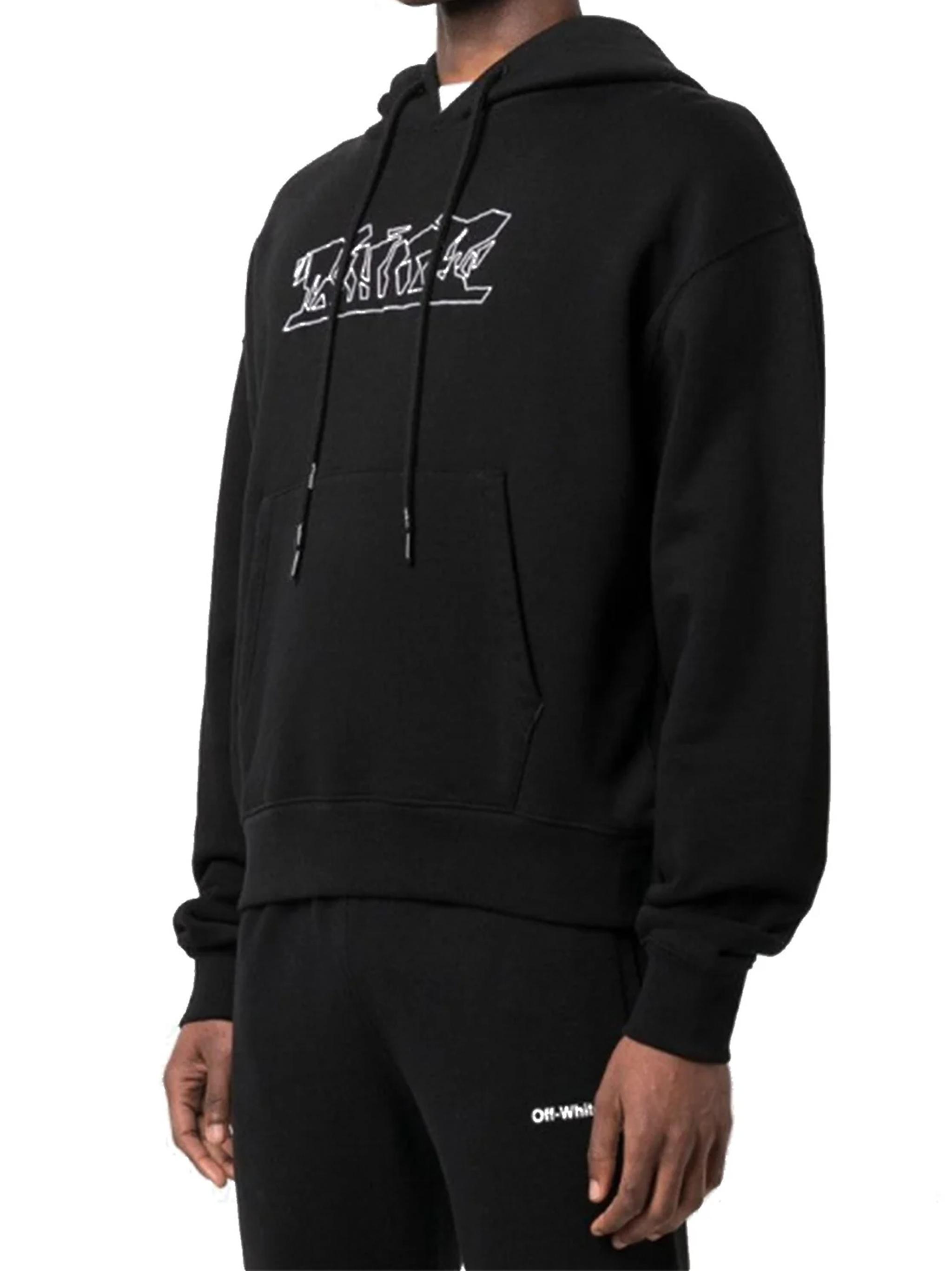 Off-White c/o Virgil Abloh Figure Of Speech Hoodie in Black