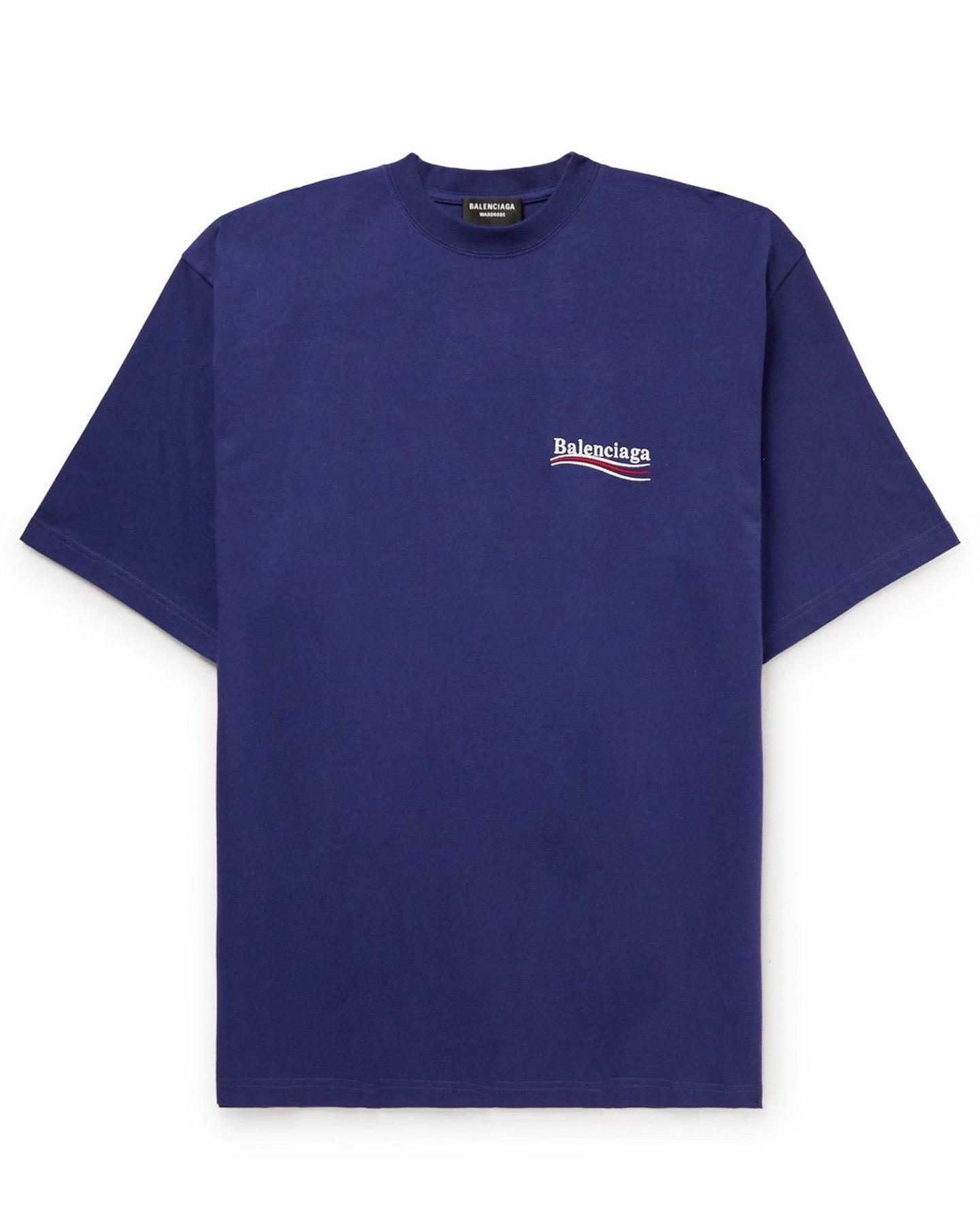 Blue Balenciaga T-shirts for Men | Lyst