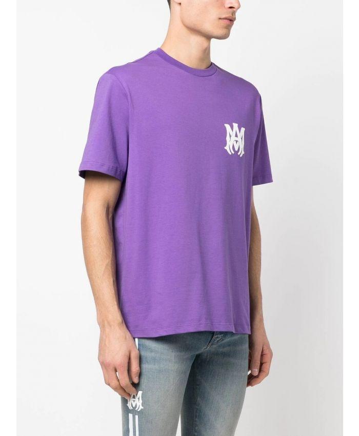 Amiri Ma Core Logo Printed T-Shirt in Purple for Men | Lyst