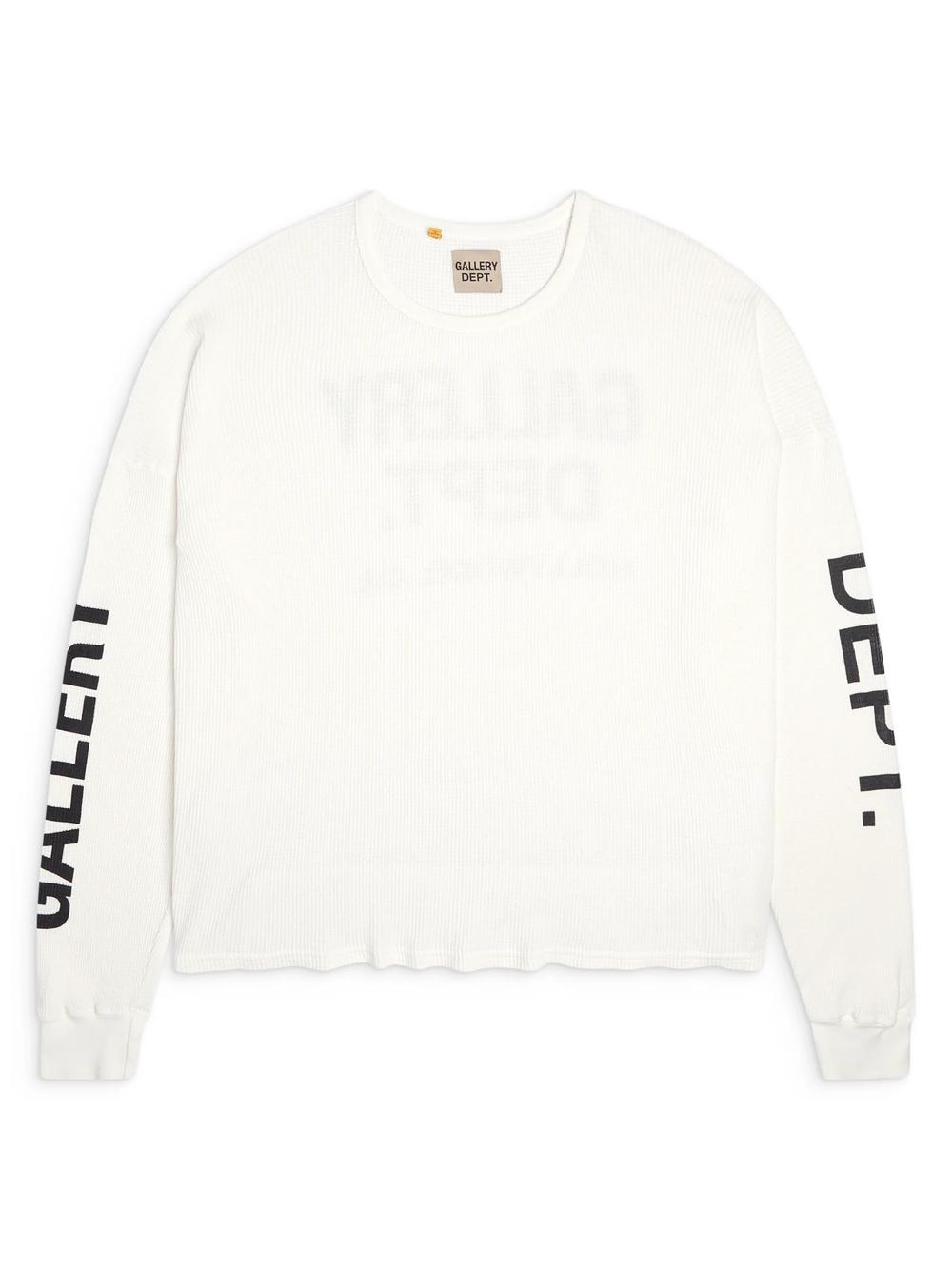 GALLERY DEPT. Long Sleeve Thermal T-Shirt in White for Men | Lyst