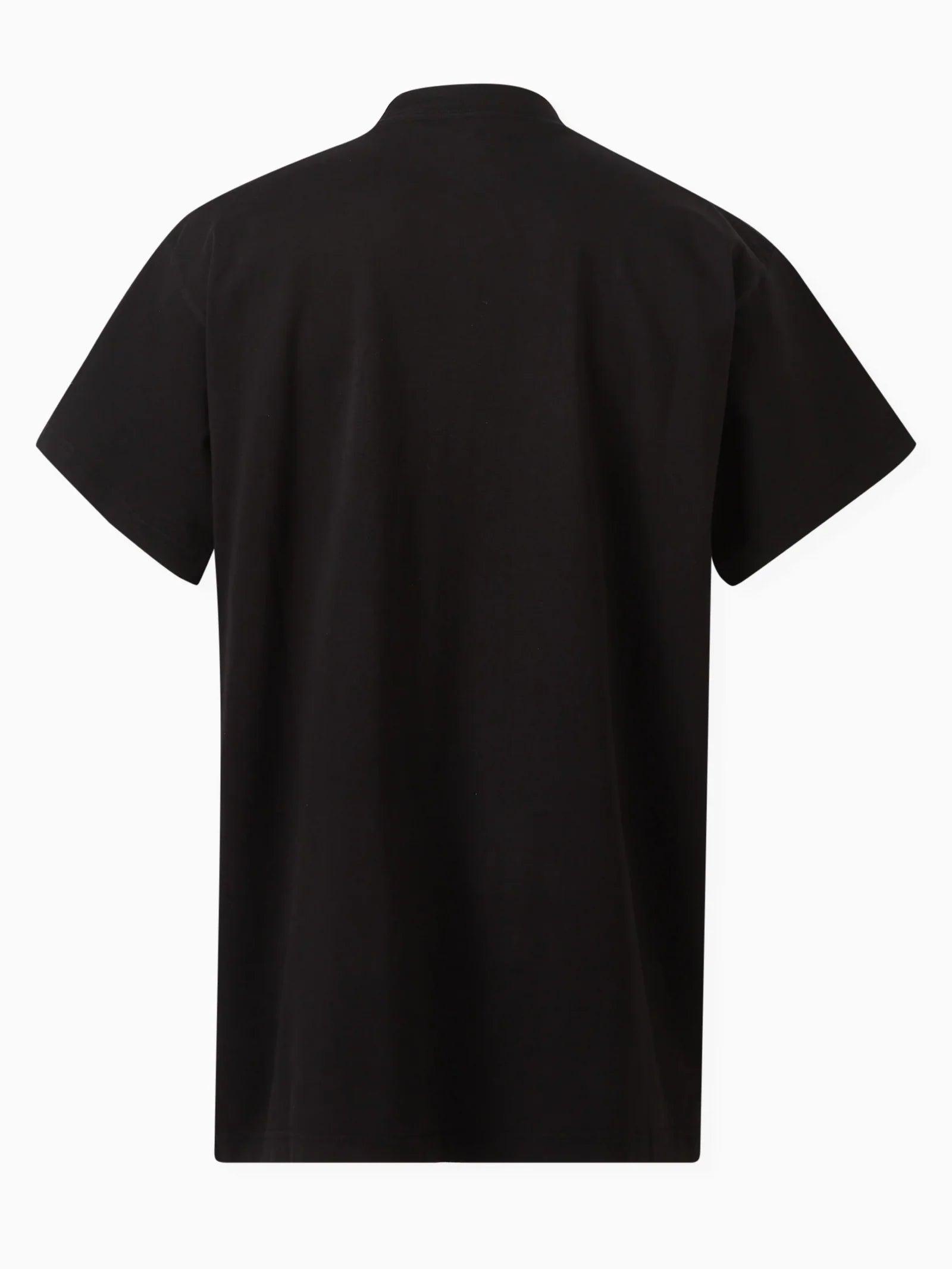 Balenciaga Back Flip Logo T-Shirt in Black for Men | Lyst