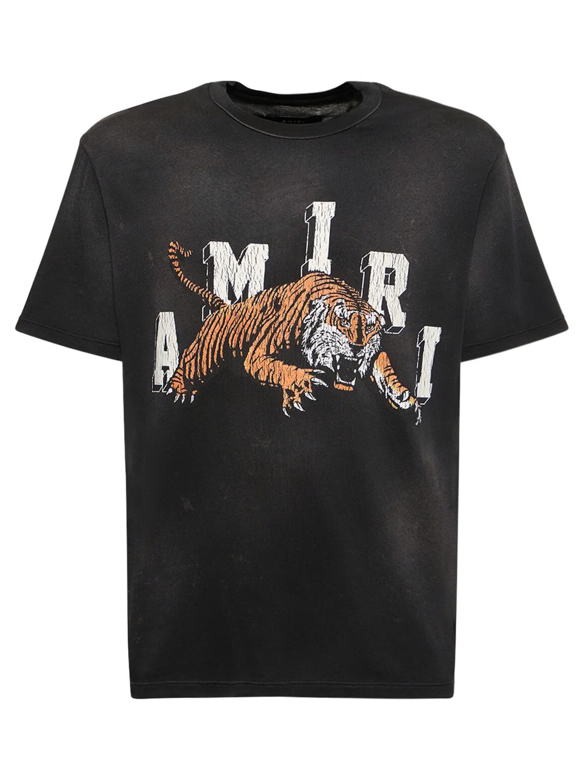 Amiri Vintage Tiger Logo T-Shirt in Black for Men | Lyst